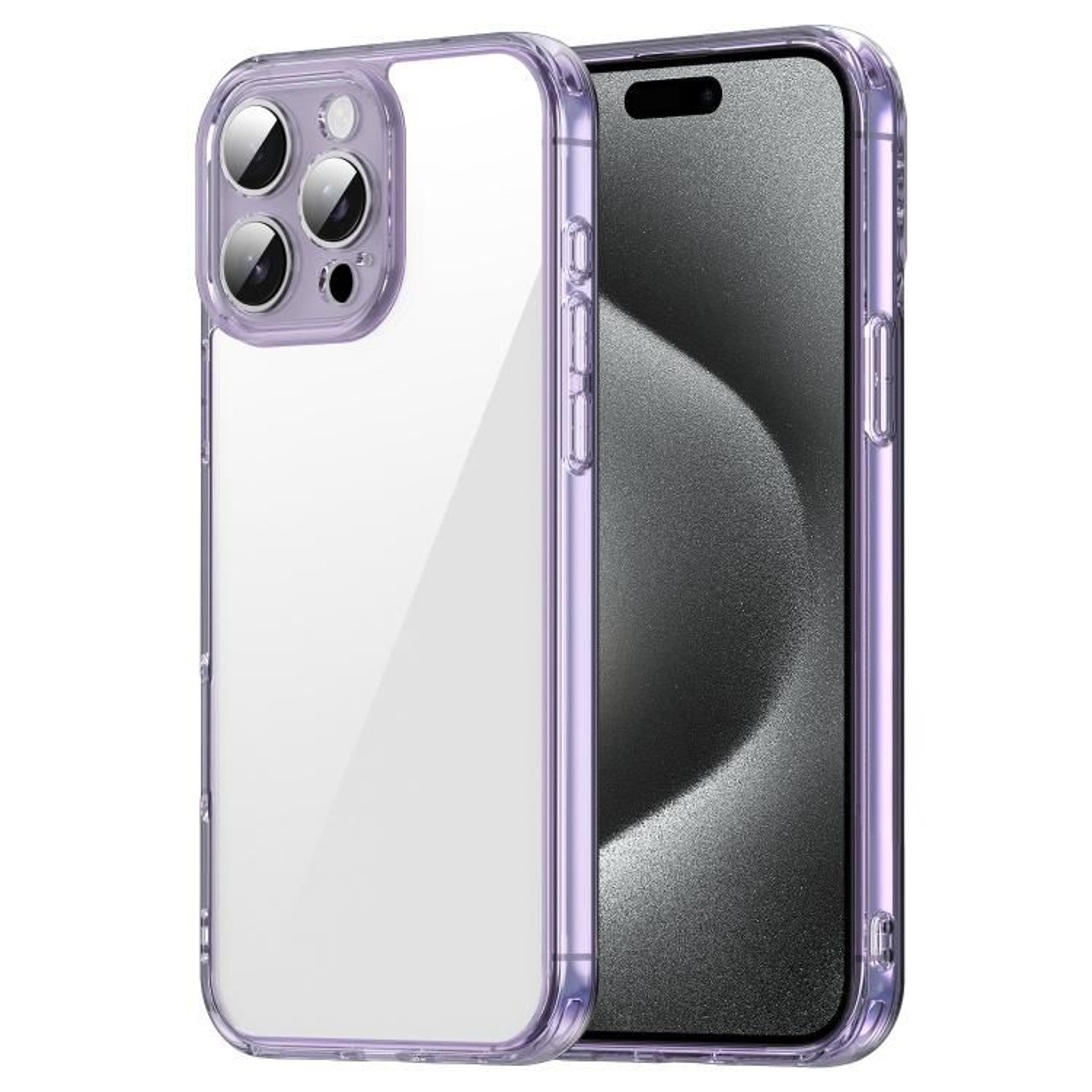 IPhone 15 Pro Max Shockproof Phone Case TPU PC Hybrid Airbag Protective Cover 8