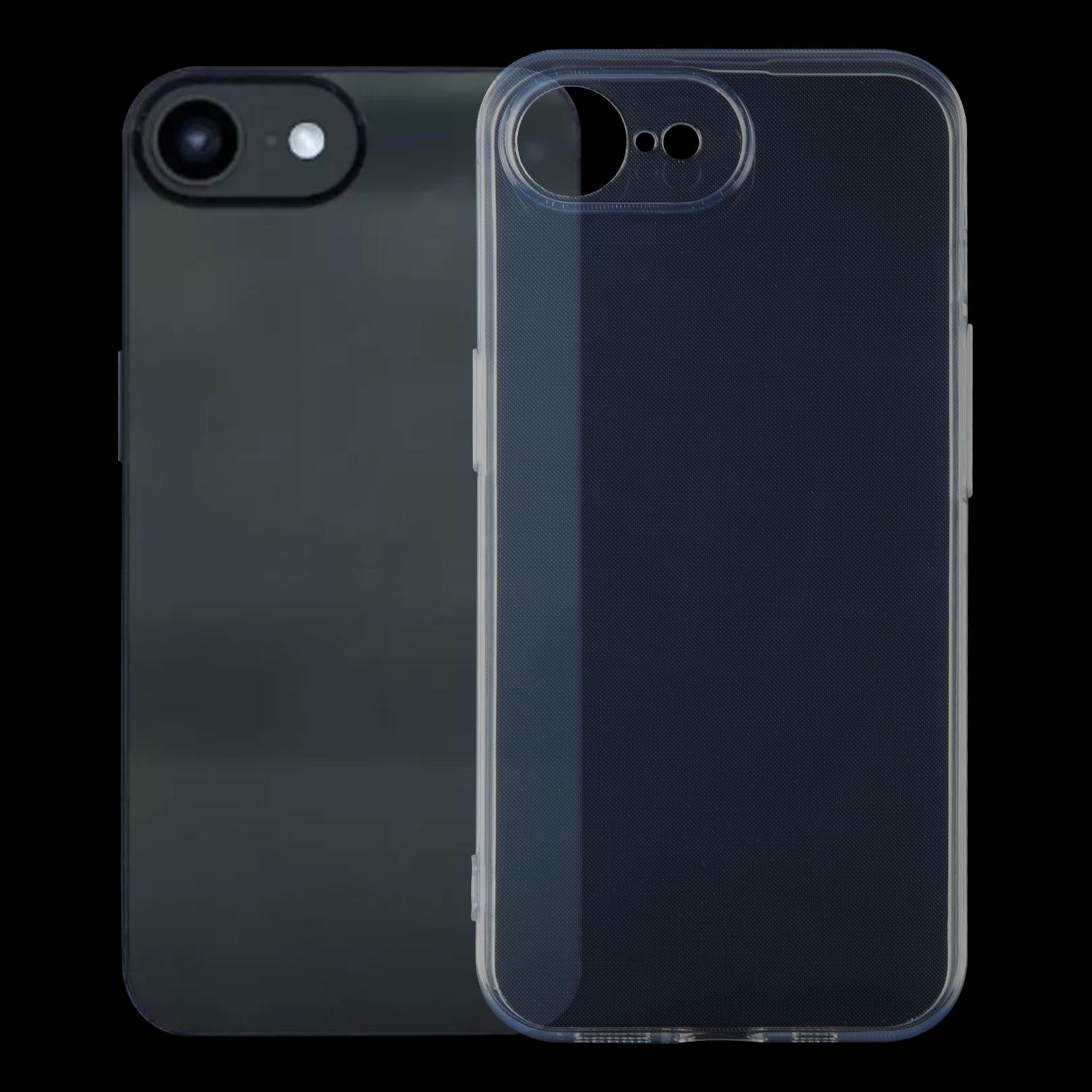 Ultra Thin iPhone 17e Clear Case Transparent TPU Protective Cover for iPhone 17e and 16e – view 1