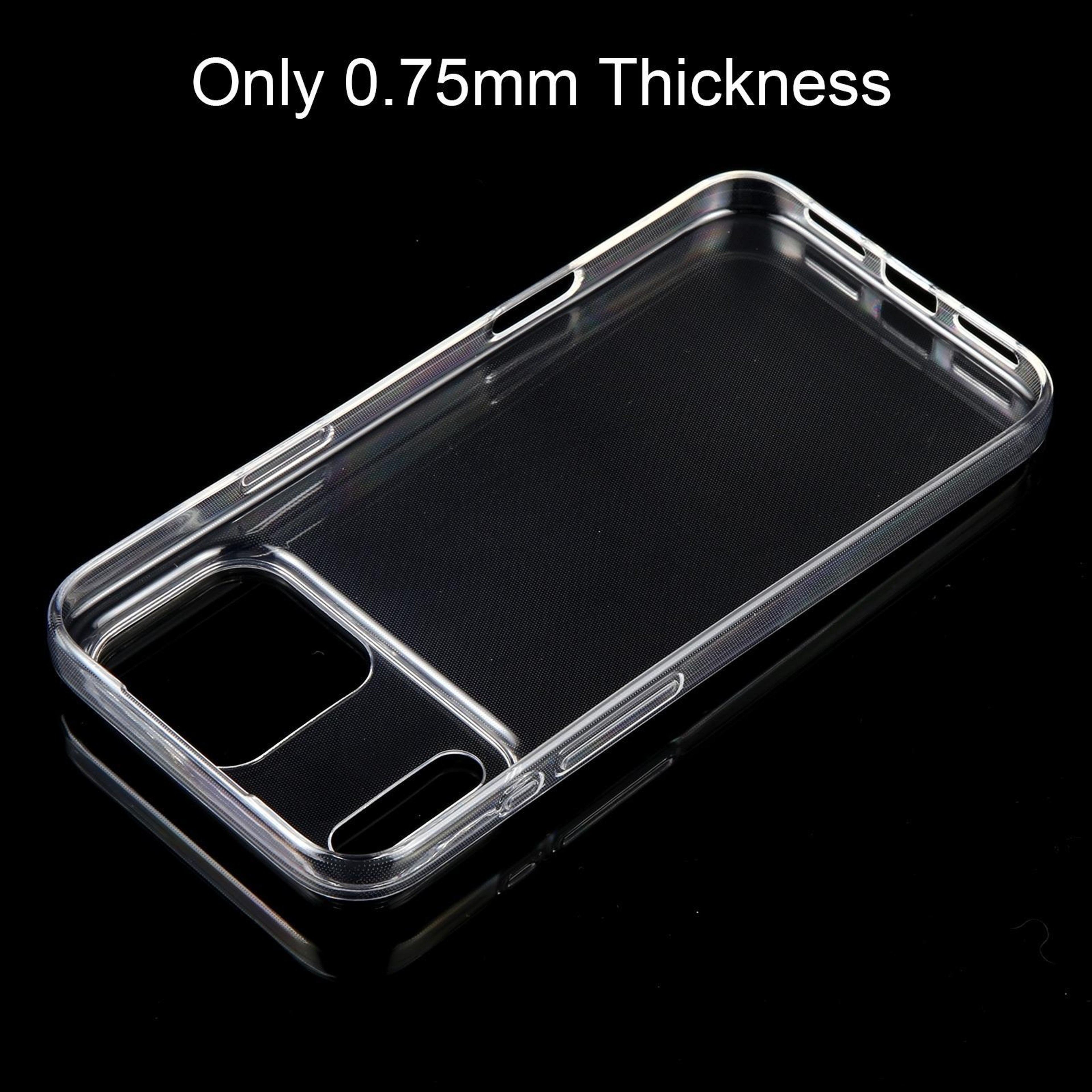 iPhone 17 Pro Max Clear Case Ultra Thin Transparent TPU Protective Cover – view 5