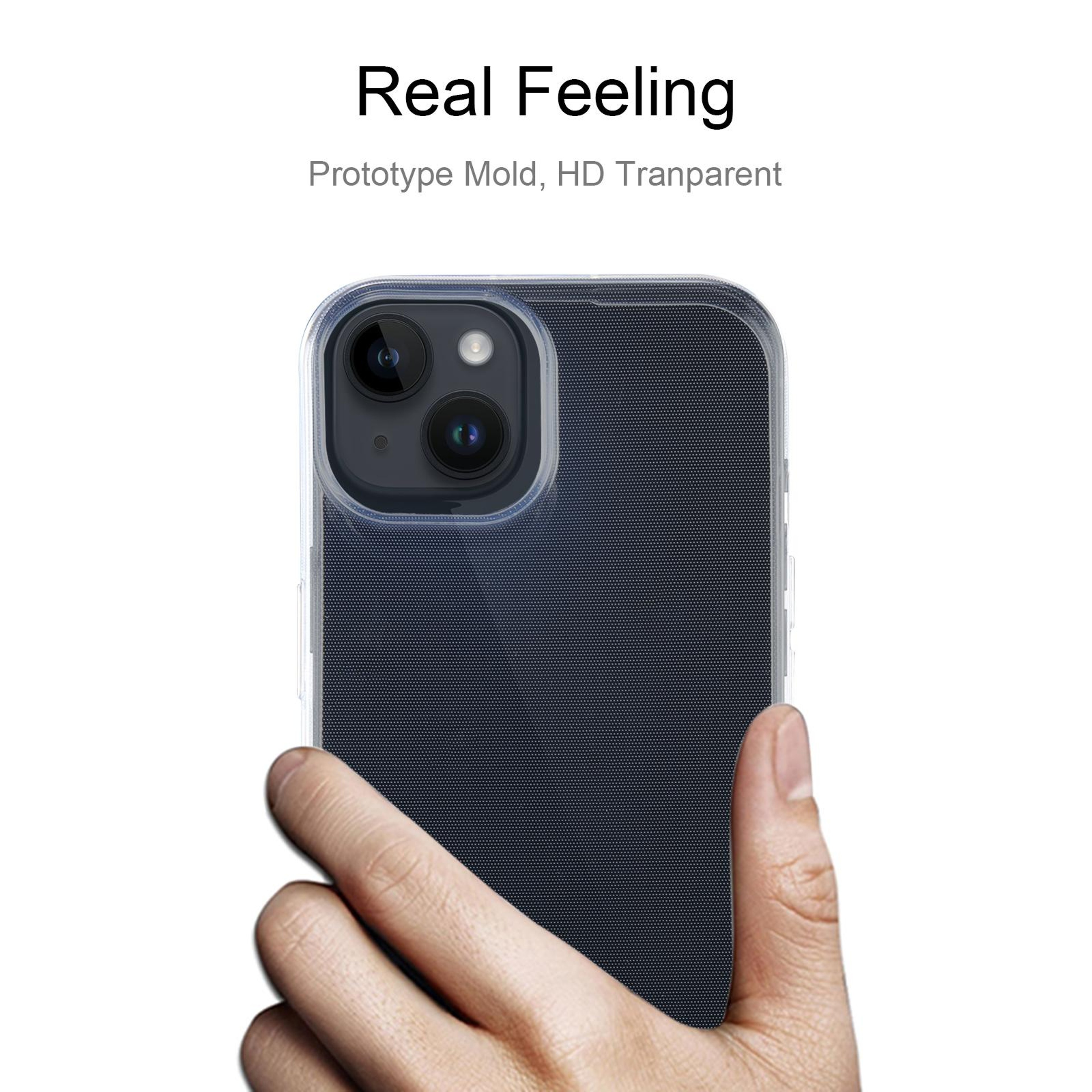 Ultra Thin Transparent TPU iPhone 15 Clear Case Slim Scratch Resistant Protective Cover – view 3