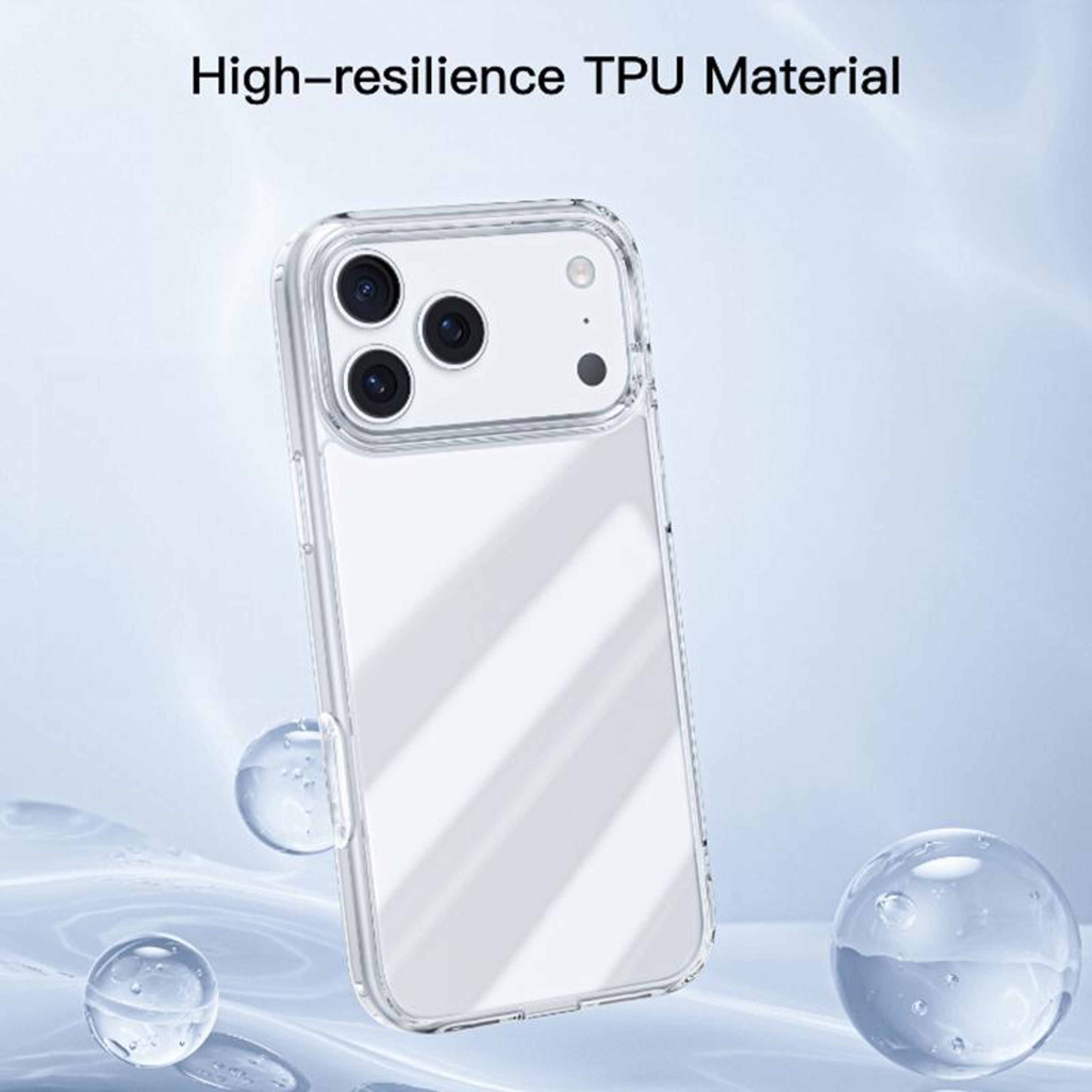 Mutural Ice Series iPhone Air Case Clear TPU Shockproof Transparent Protective Cover – view 5