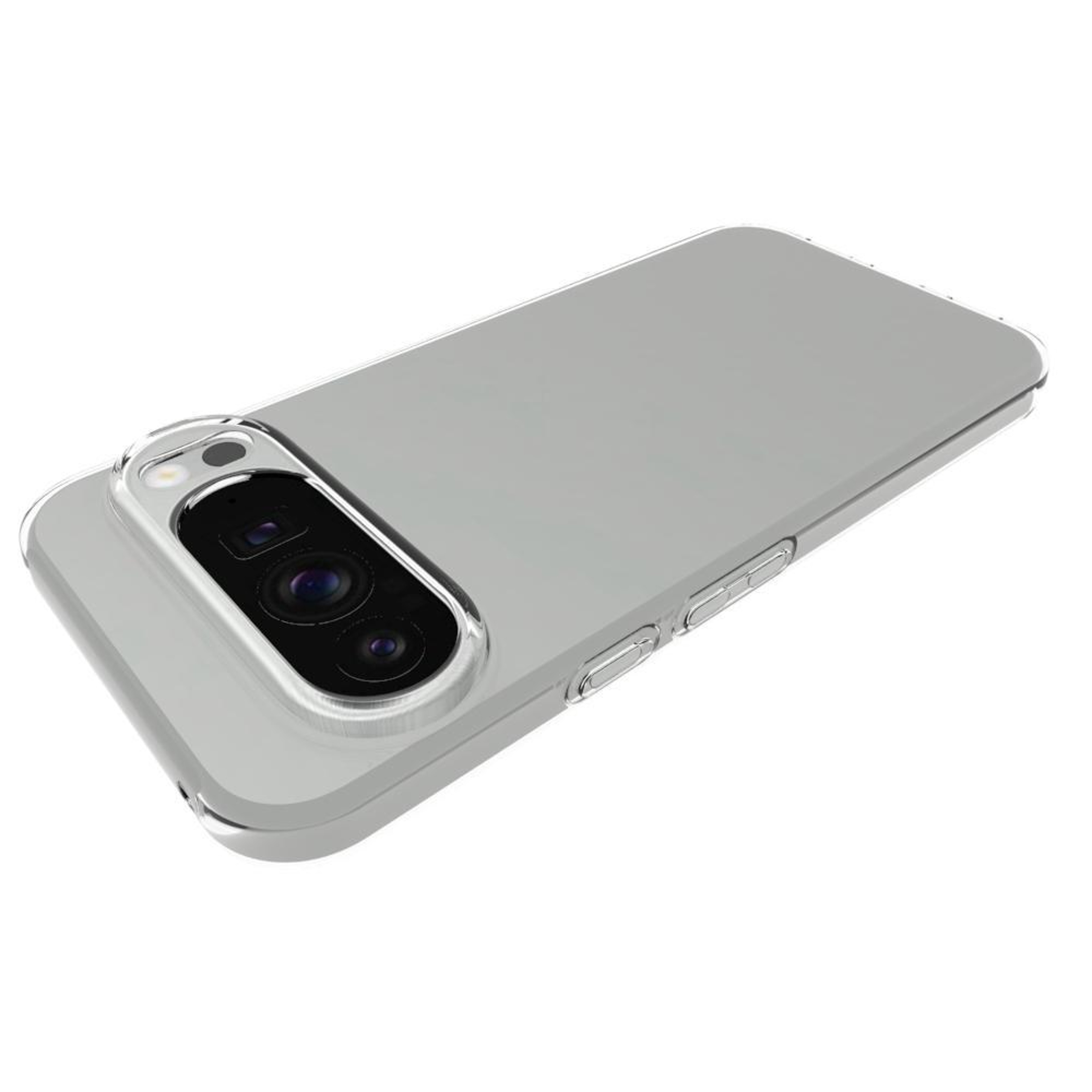 Google Pixel 10 Pro XL Transparent Phone Case Waterproof Textured TPU Shockproof Protective Cover – view 5