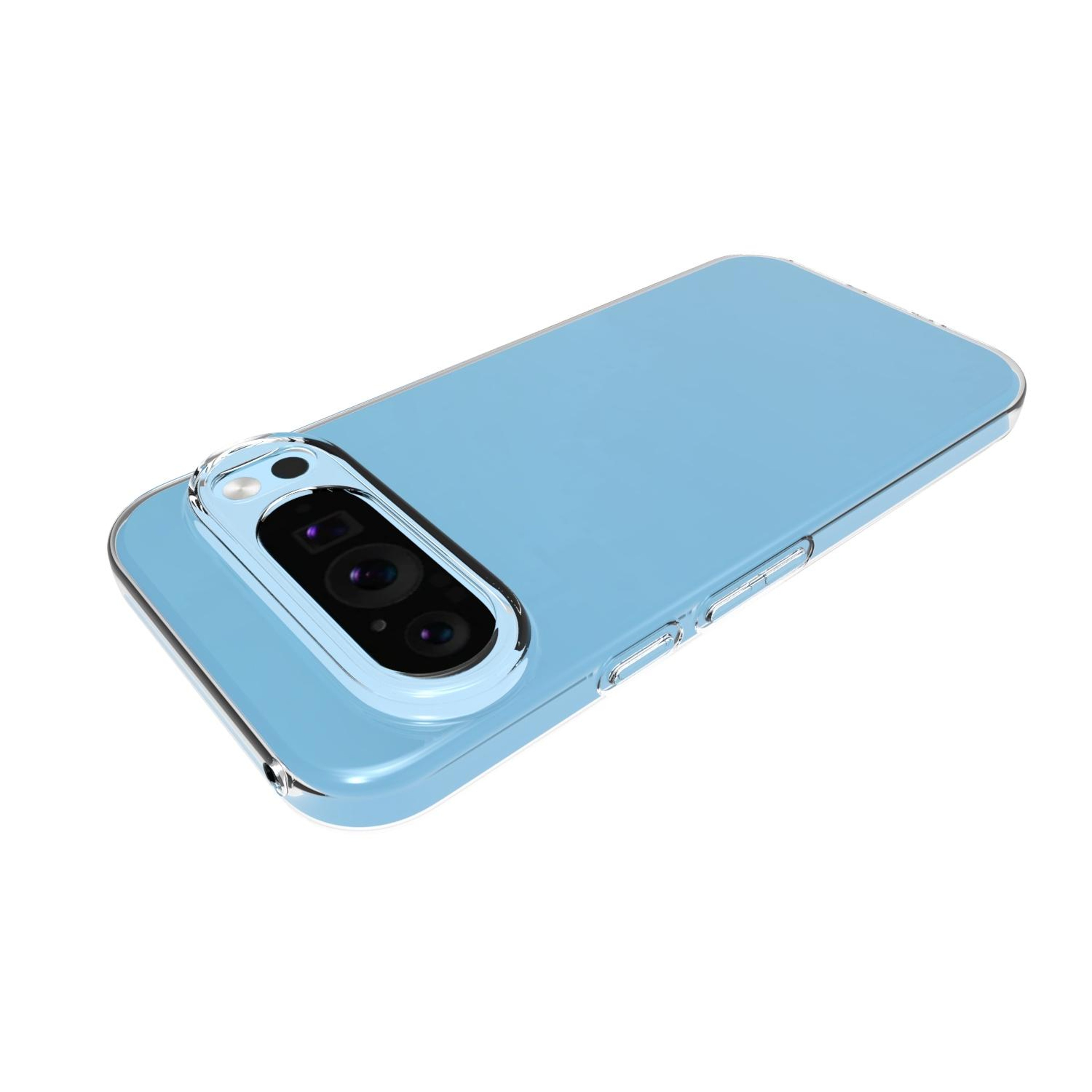 Google Pixel 9 Clear TPU Phone Case Shockproof Protective Transparent Cover – view 4