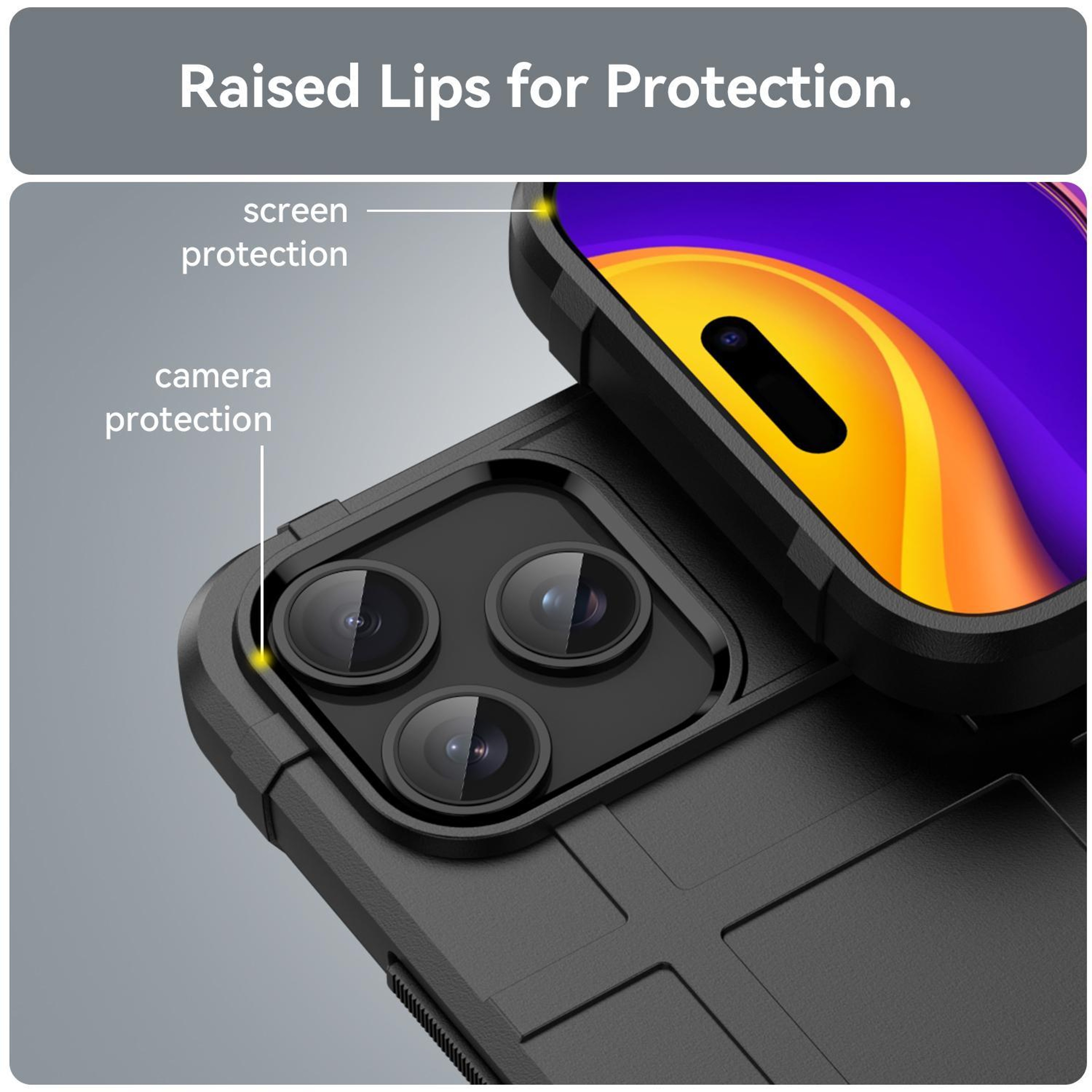 IPhone 17 Pro Max Shockproof TPU Full Coverage Protective Phone Case 5