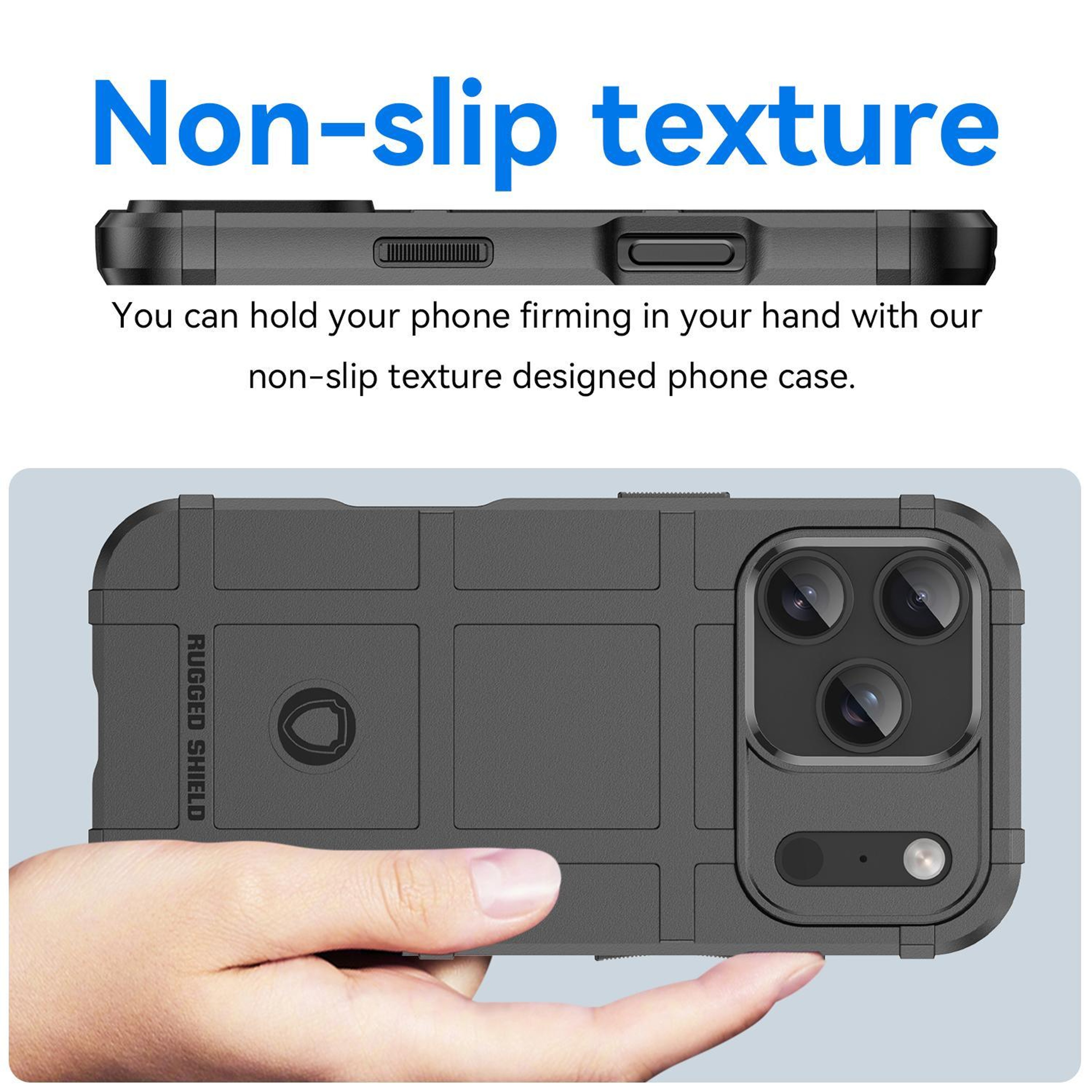 IPhone 17 Pro Shockproof TPU Phone Case Full Coverage Protective Cover 3