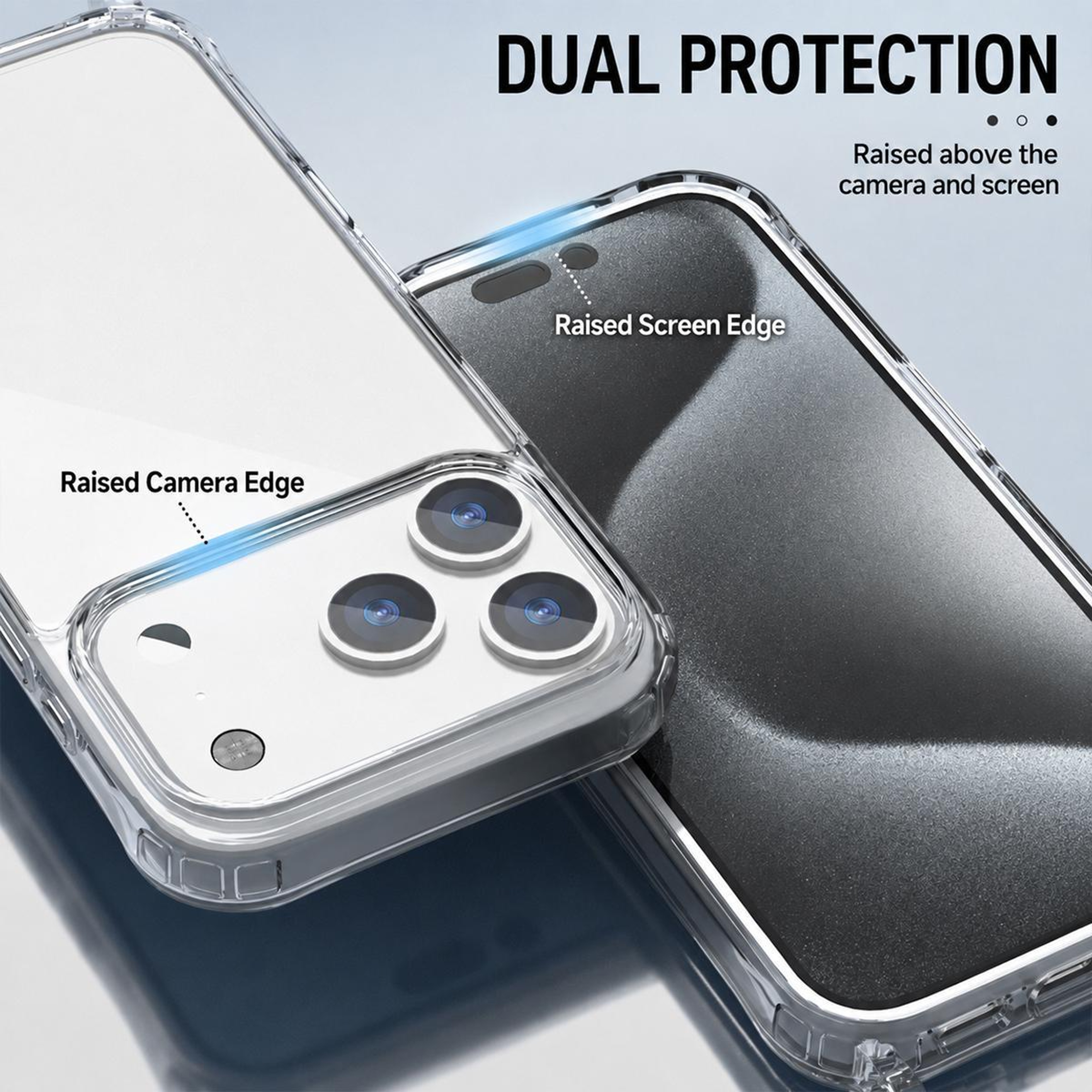 Clear Acrylic Airbag iPhone 17e Clear Case with Lanyard Holes for iPhone 17e 16e – view 6