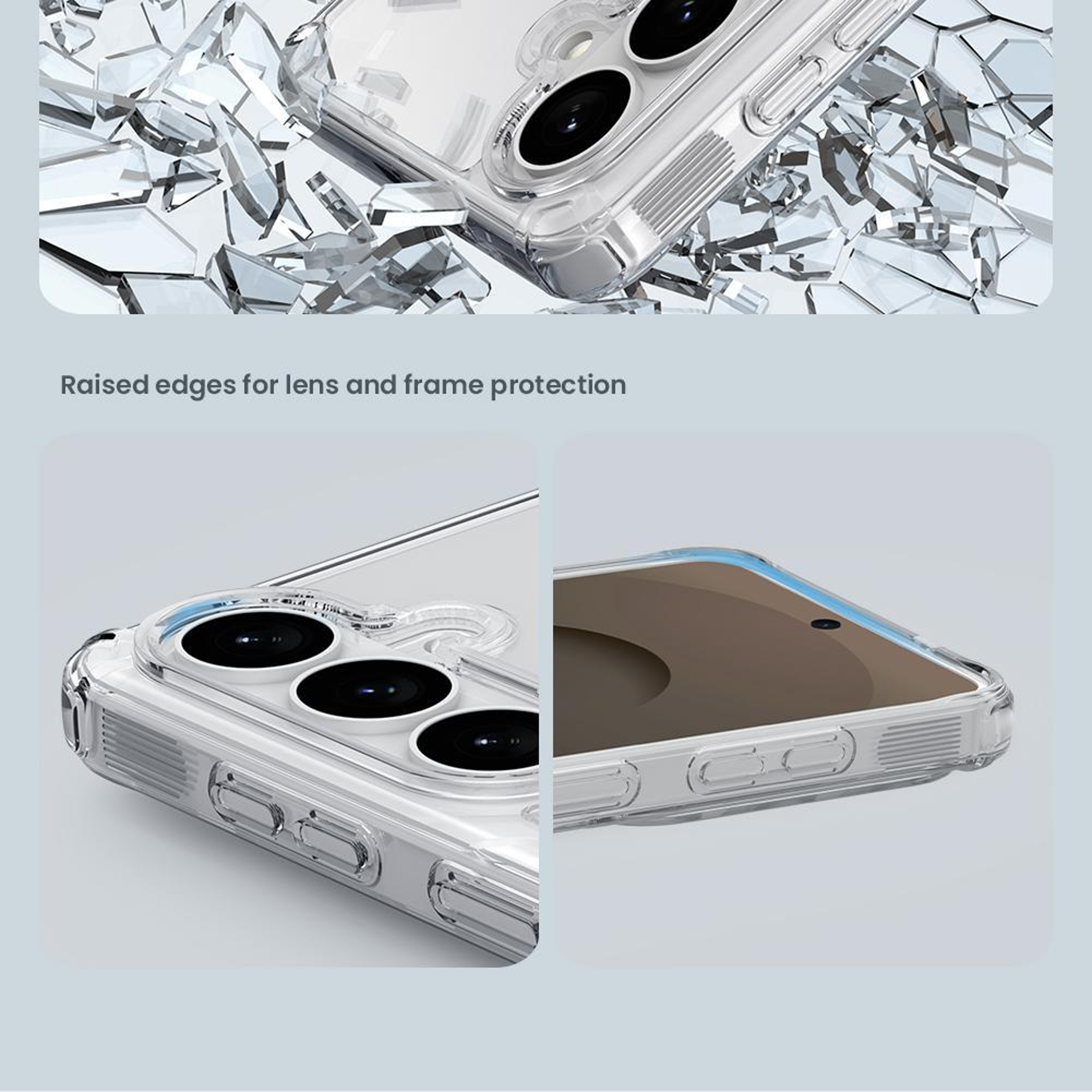 NILLKIN Crystal Clear Samsung Galaxy S26 Plus Case Shockproof Transparent Phone Case – view 11