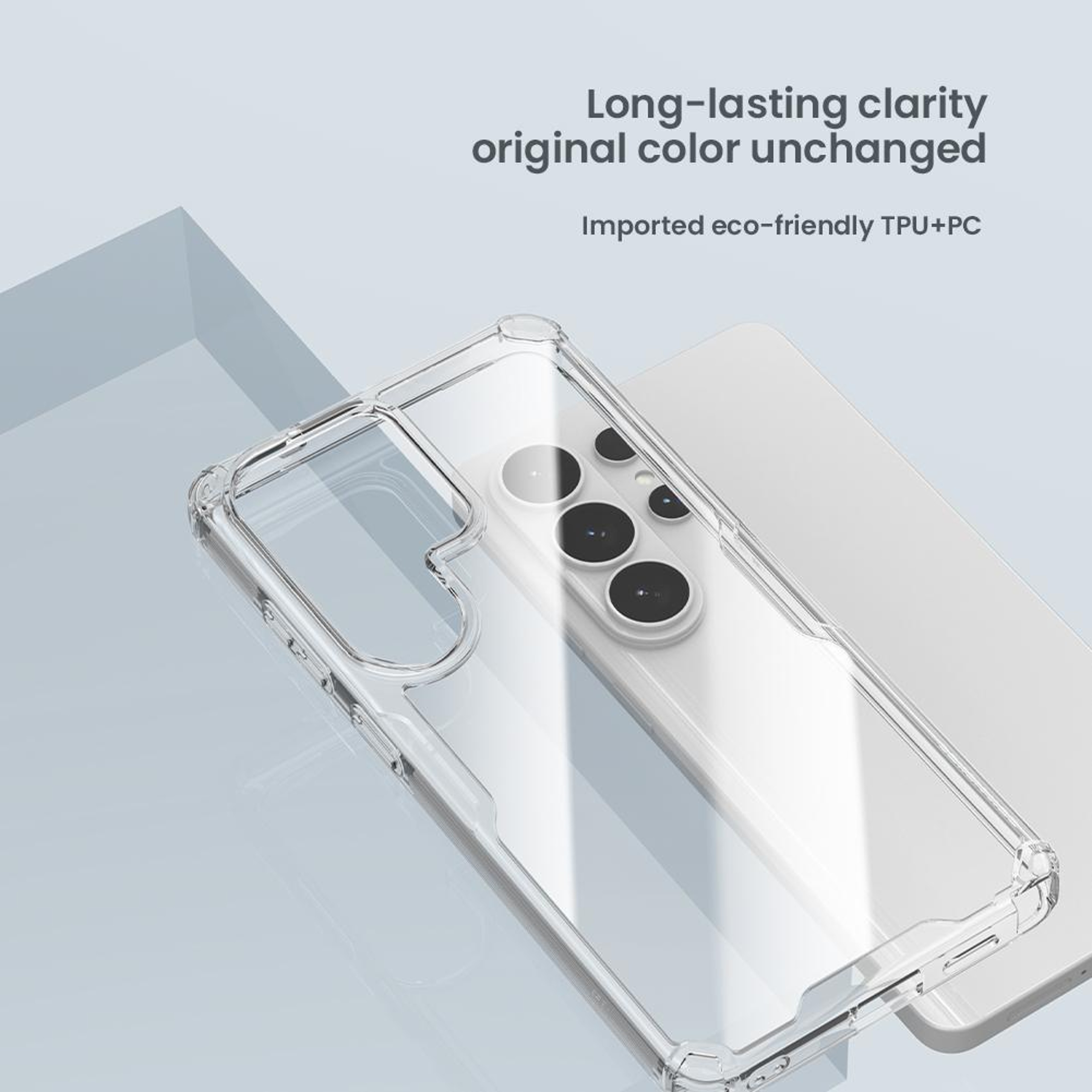 NILLKIN Clear Protective Case for Samsung Galaxy S26 Ultra Case – Anti-Yellow Shockproof Transparent Phone Case – view 9