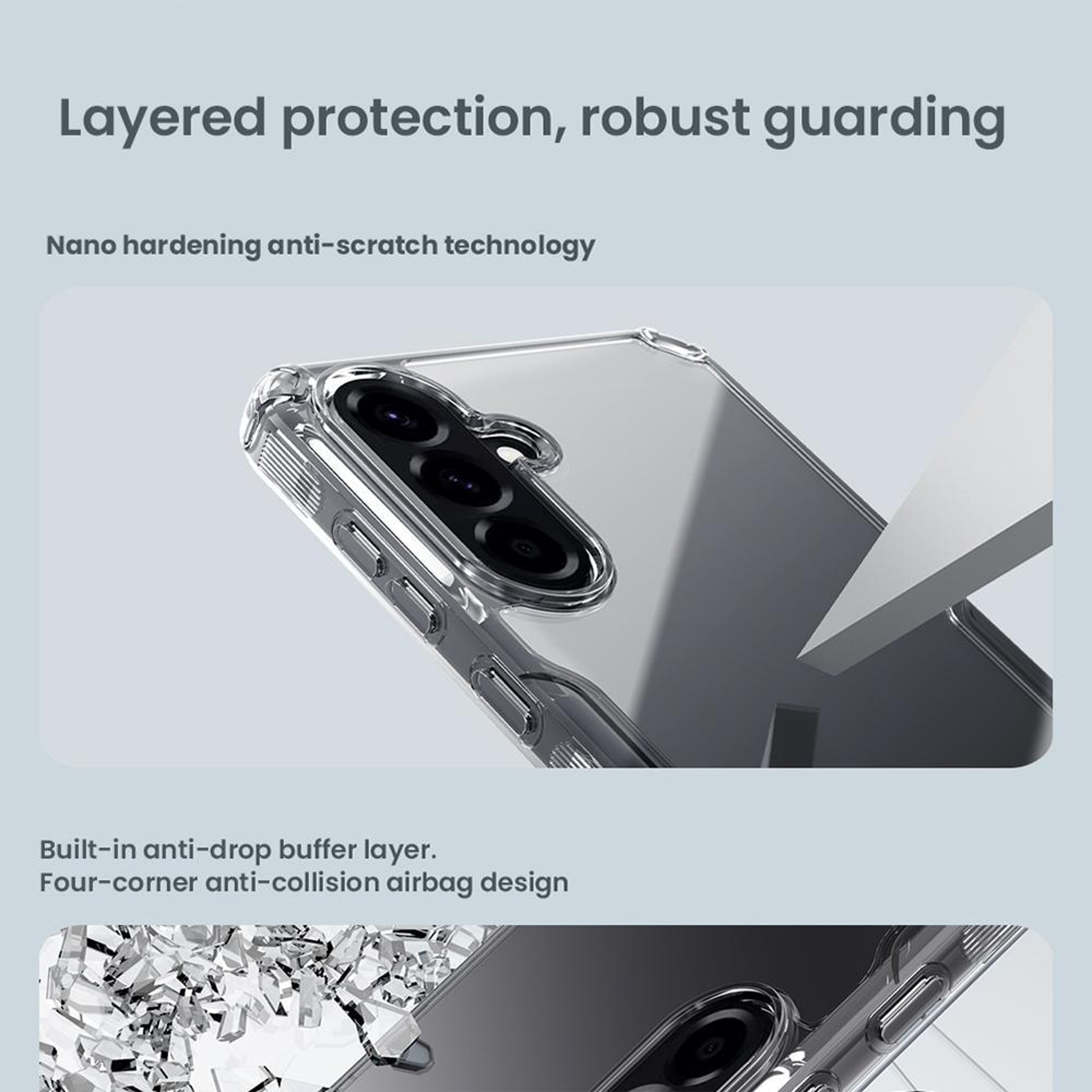 NILLKIN Clear Protective Samsung Galaxy A56 5G Case Slim Transparent Phone Case Cover – view 10