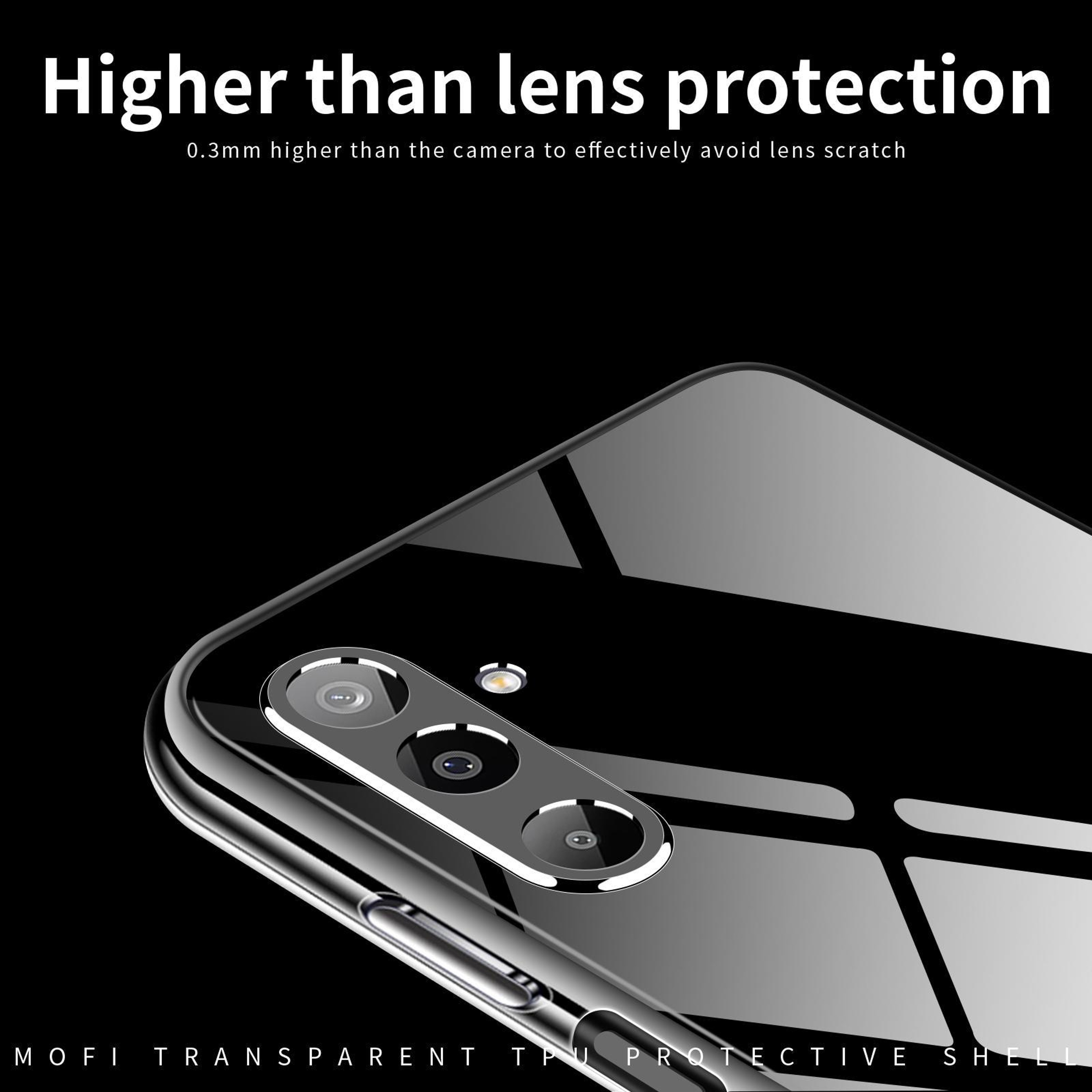 MOFI Ultra Thin Clear TPU Case for Samsung Galaxy M16 5G Shockproof Protective Cover – view 6
