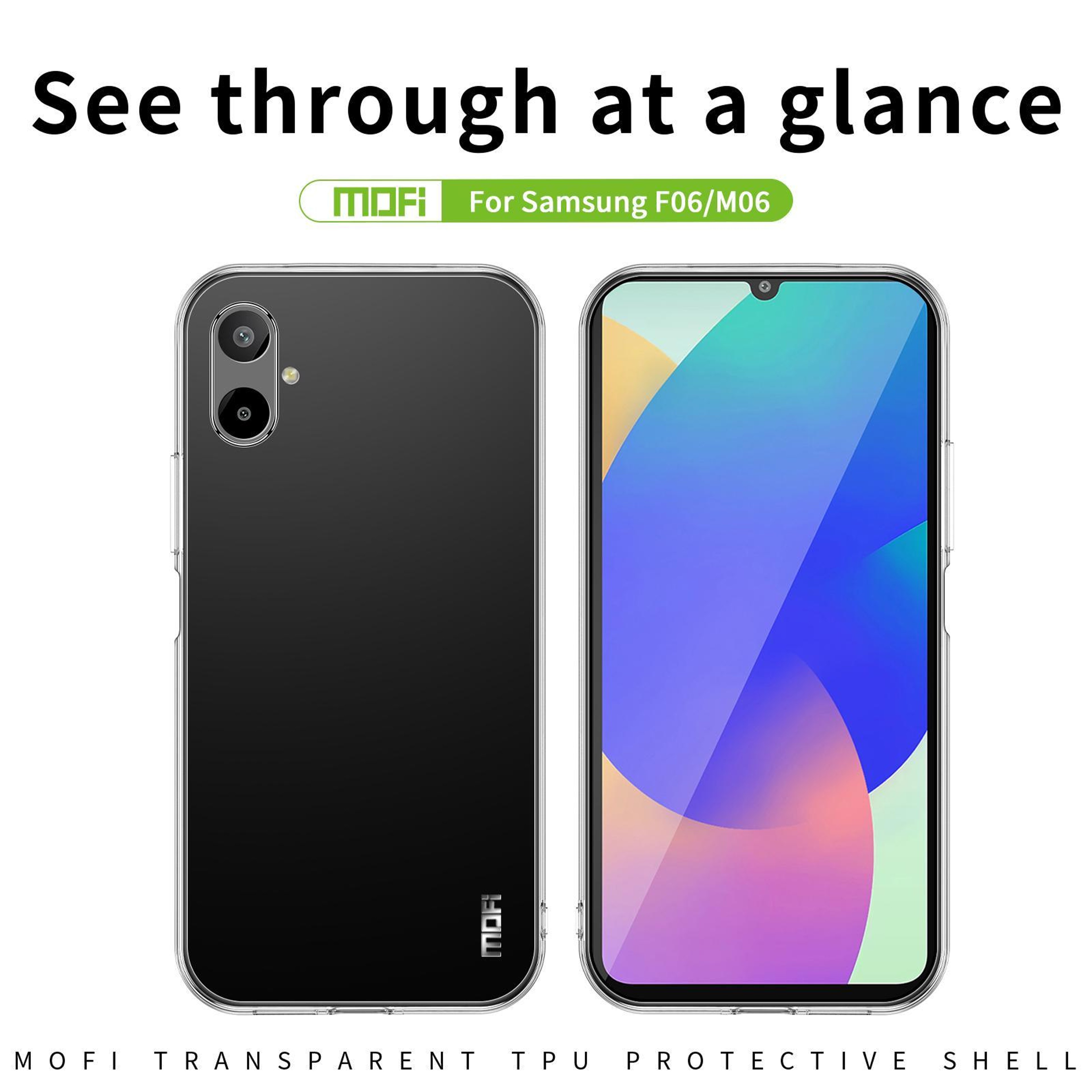 MOFI Ming Ultra Thin Samsung Galaxy M06 Case Clear TPU Phone Case for Galaxy M06 / F06 – view 3