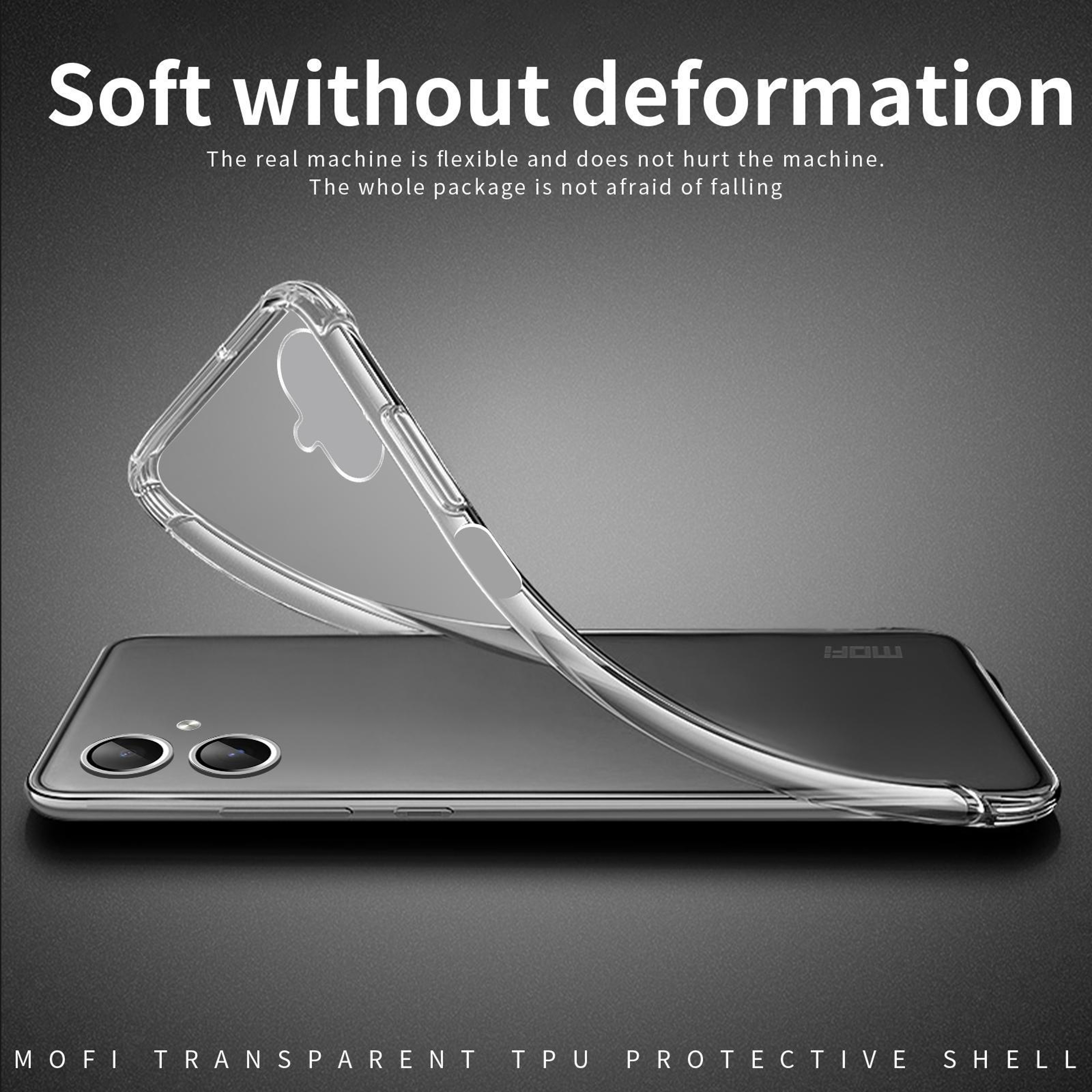 MOFI Ming Ultra Slim Samsung Galaxy A06 5G Case Clear TPU Phone Case Shockproof Cover – view 5