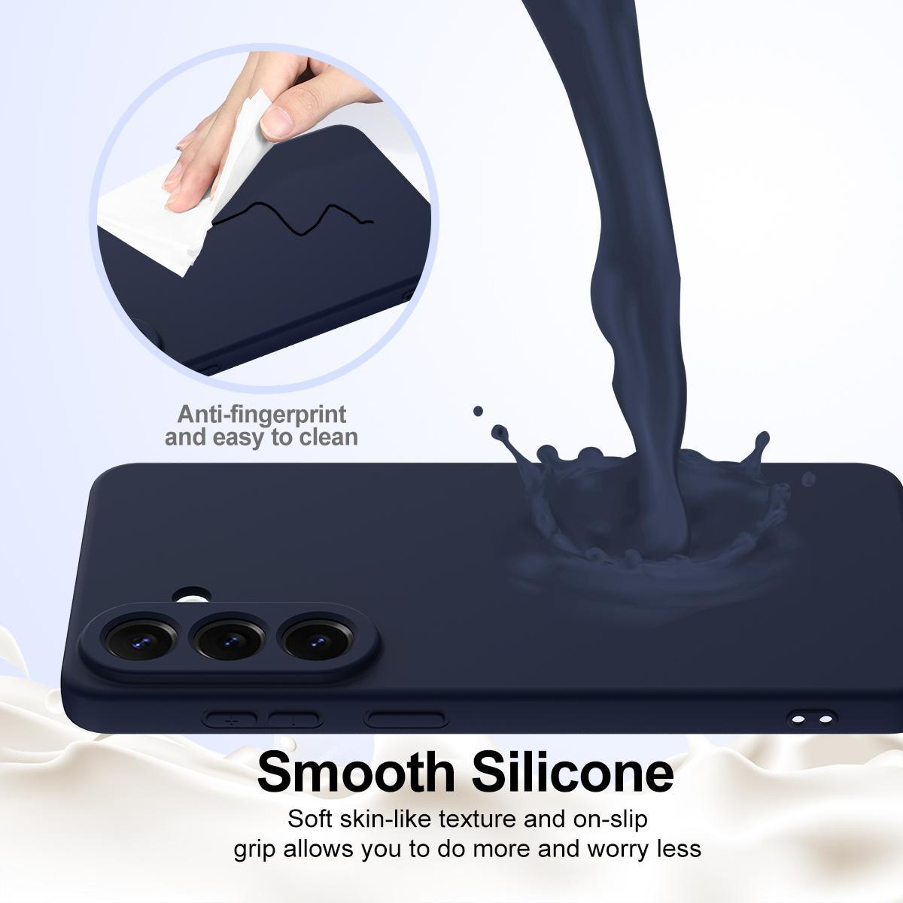 MagSafe Compatible Samsung Galaxy A57 5G Case Shockproof Silicone Protective Cover 4