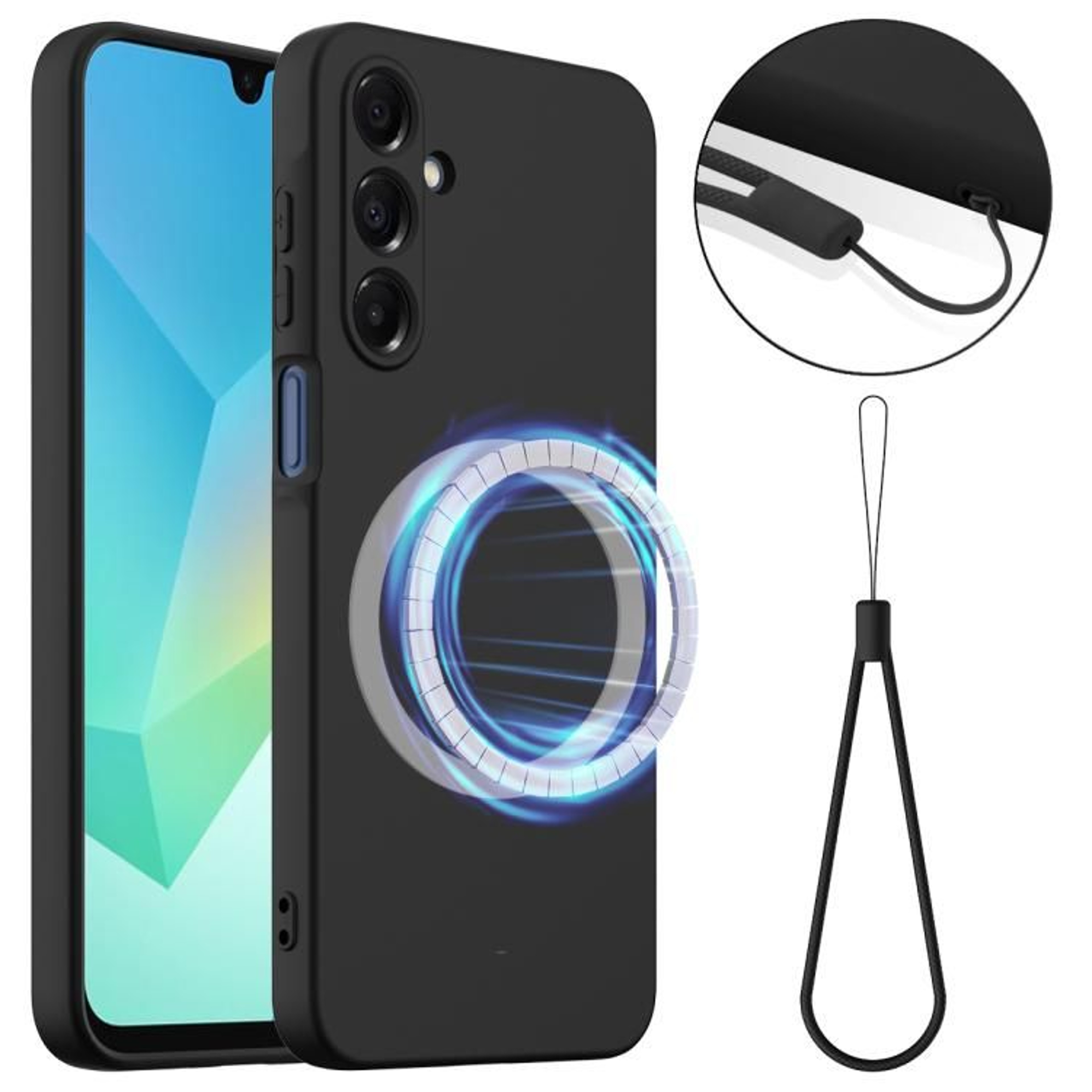 Galaxy A27 5G MagSafe Case Shockproof Silicone Magnetic Protective Cover With Microfiber Lining 8
