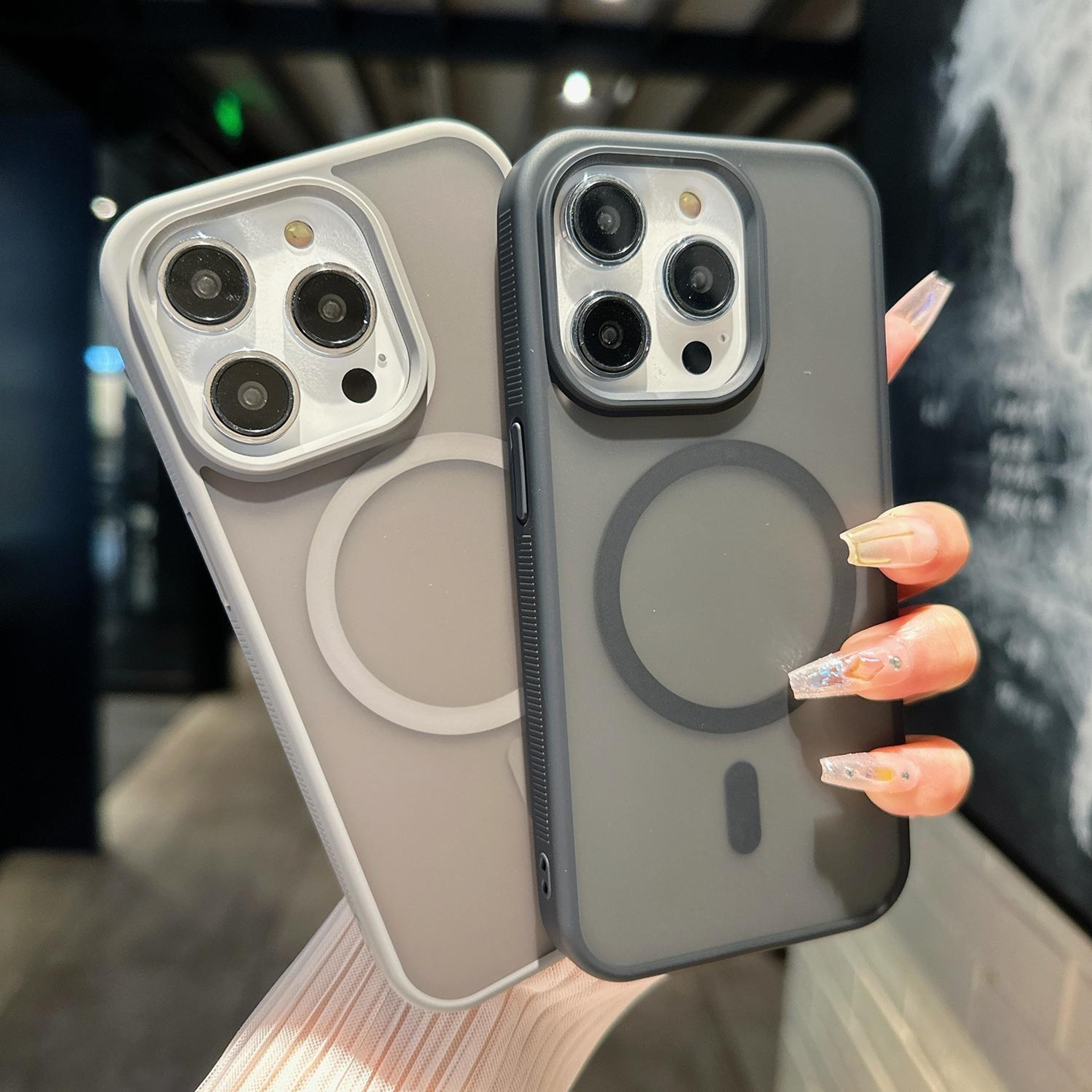 MagSafe IPhone Case Clear Magnetic TPU PC Shockproof Protective Cover For IPhone Air 3