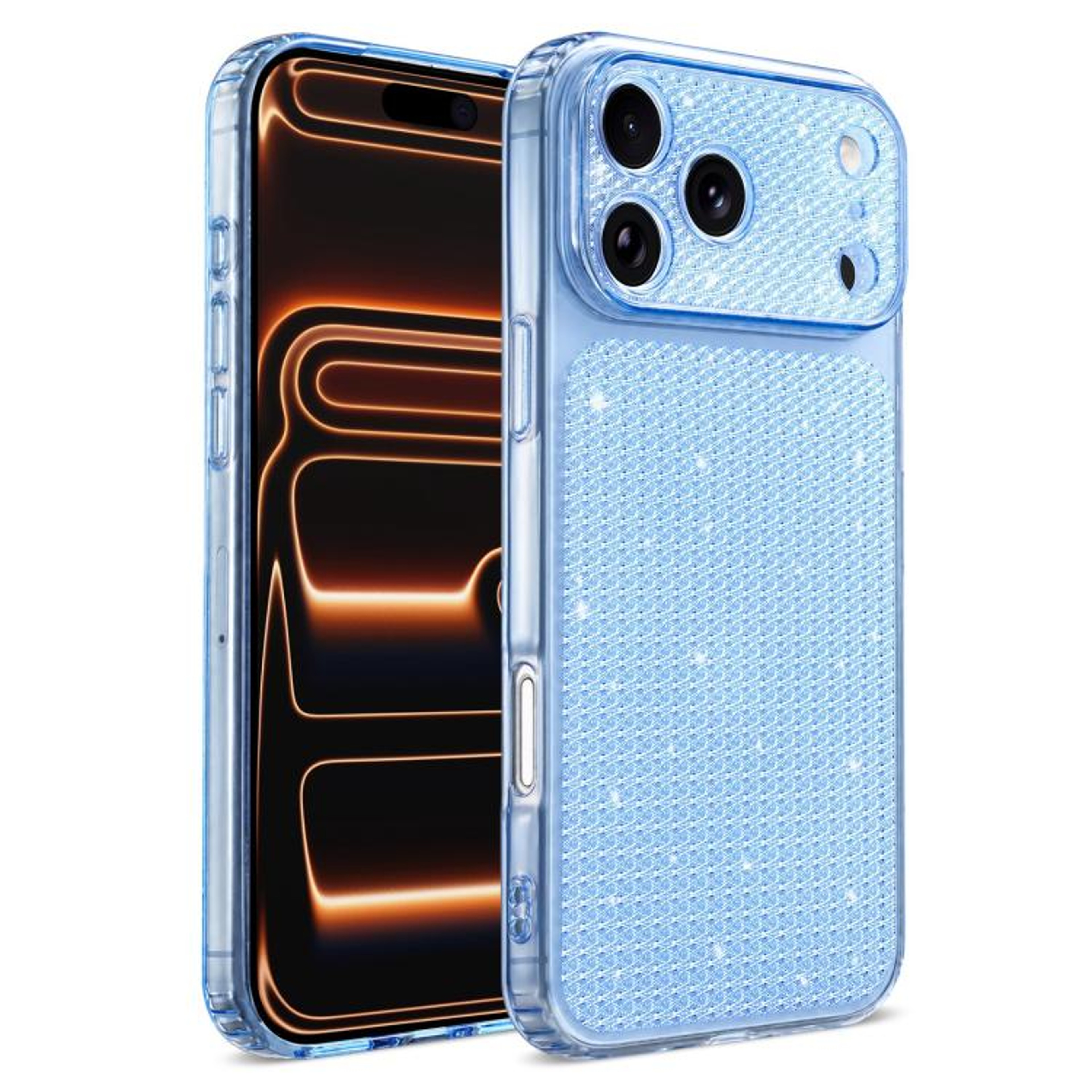 Luxury IPhone 17 Pro Max Case With Diamond Rhinestone Glitter Shockproof Protective Cover 9