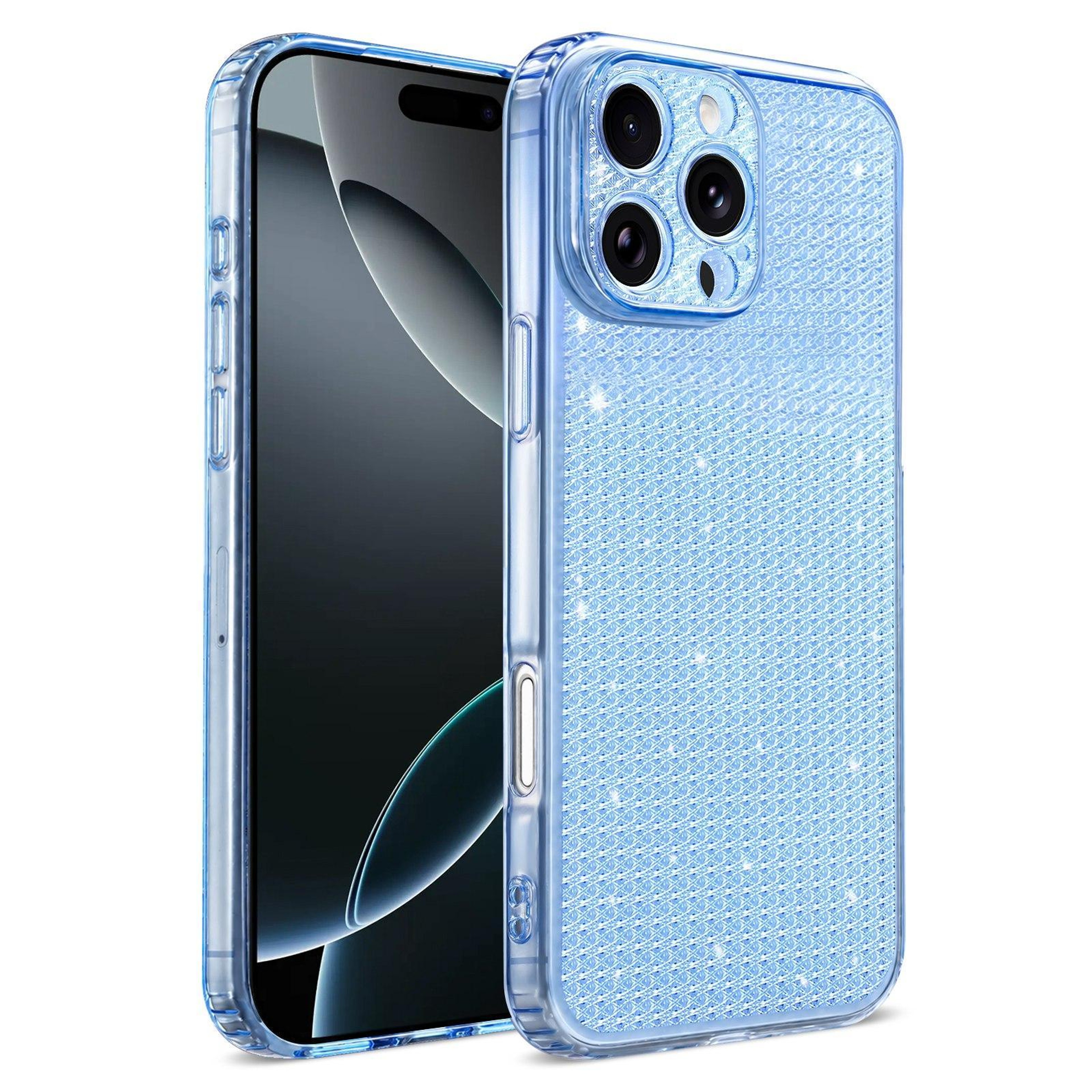 Luxury IPhone 16 Pro Max Glitter Case With Diamond Rhinestones  Shockproof Airbag Protection 0