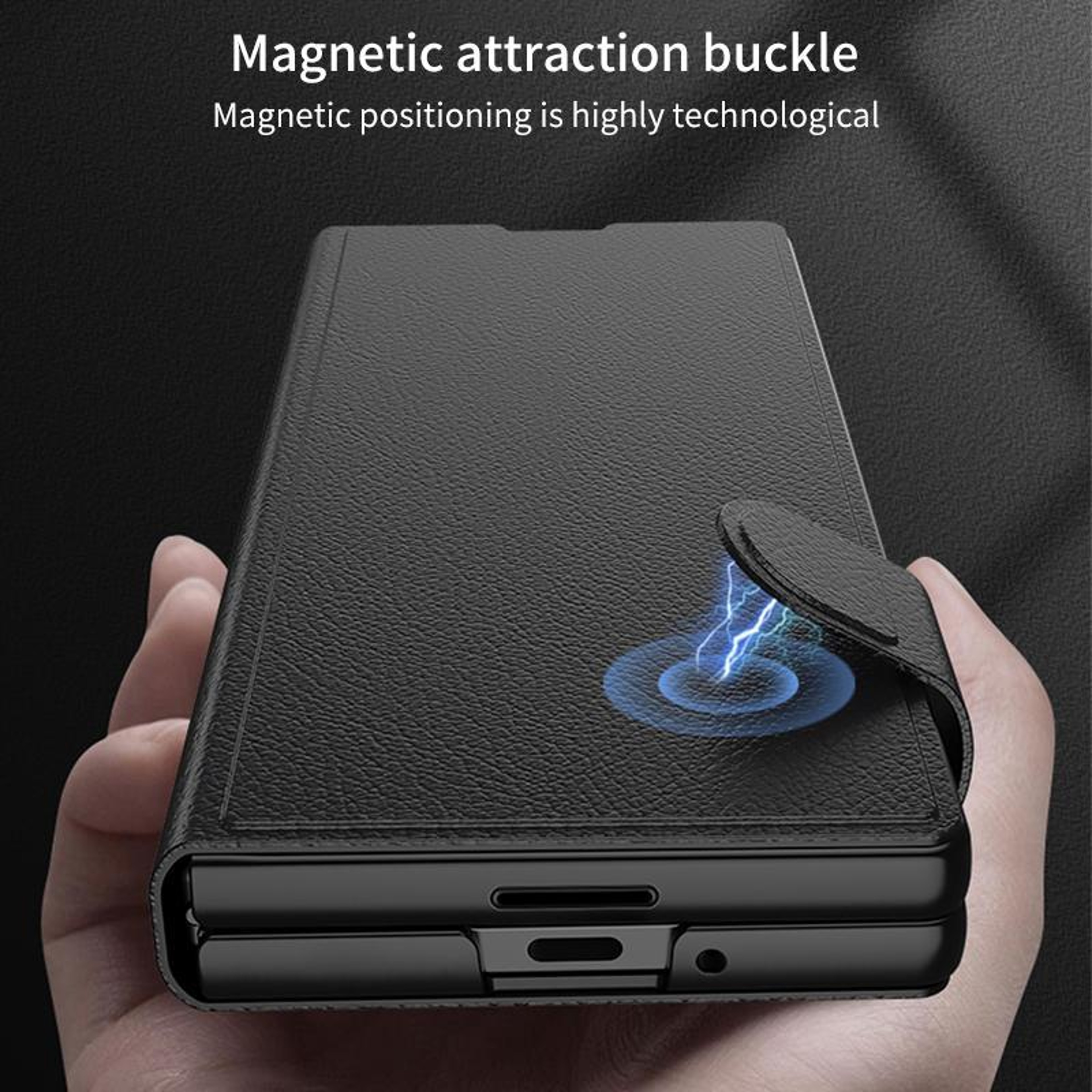 GKK Samsung Galaxy Z Fold7 Case Flip Leather Phone Case With Integrated Screen Protector  360 Prote 5