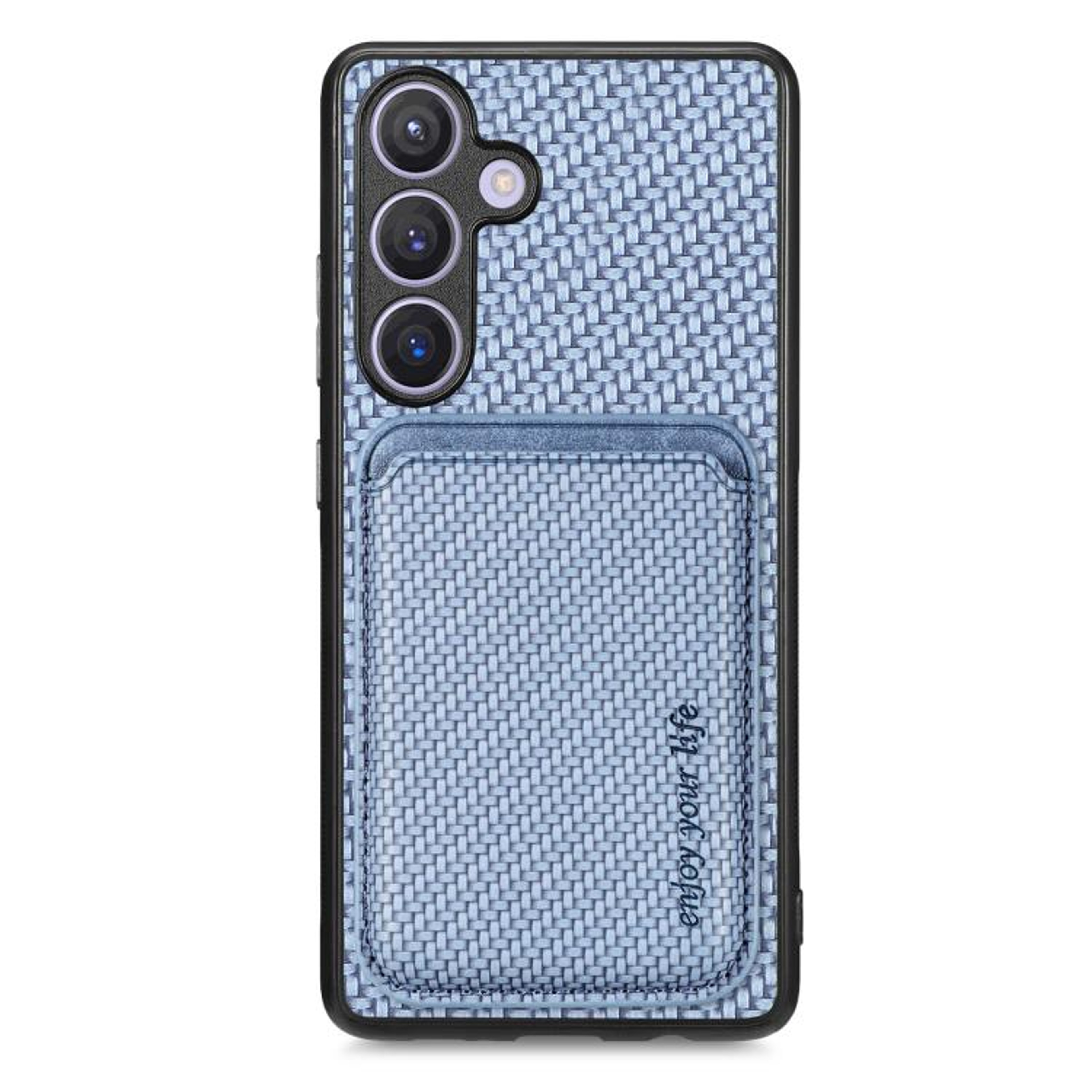 Samsung Galaxy A37 5G Case With MagSafe Leather Card Holder Carbon Fiber Magnetic Wallet Cover 10