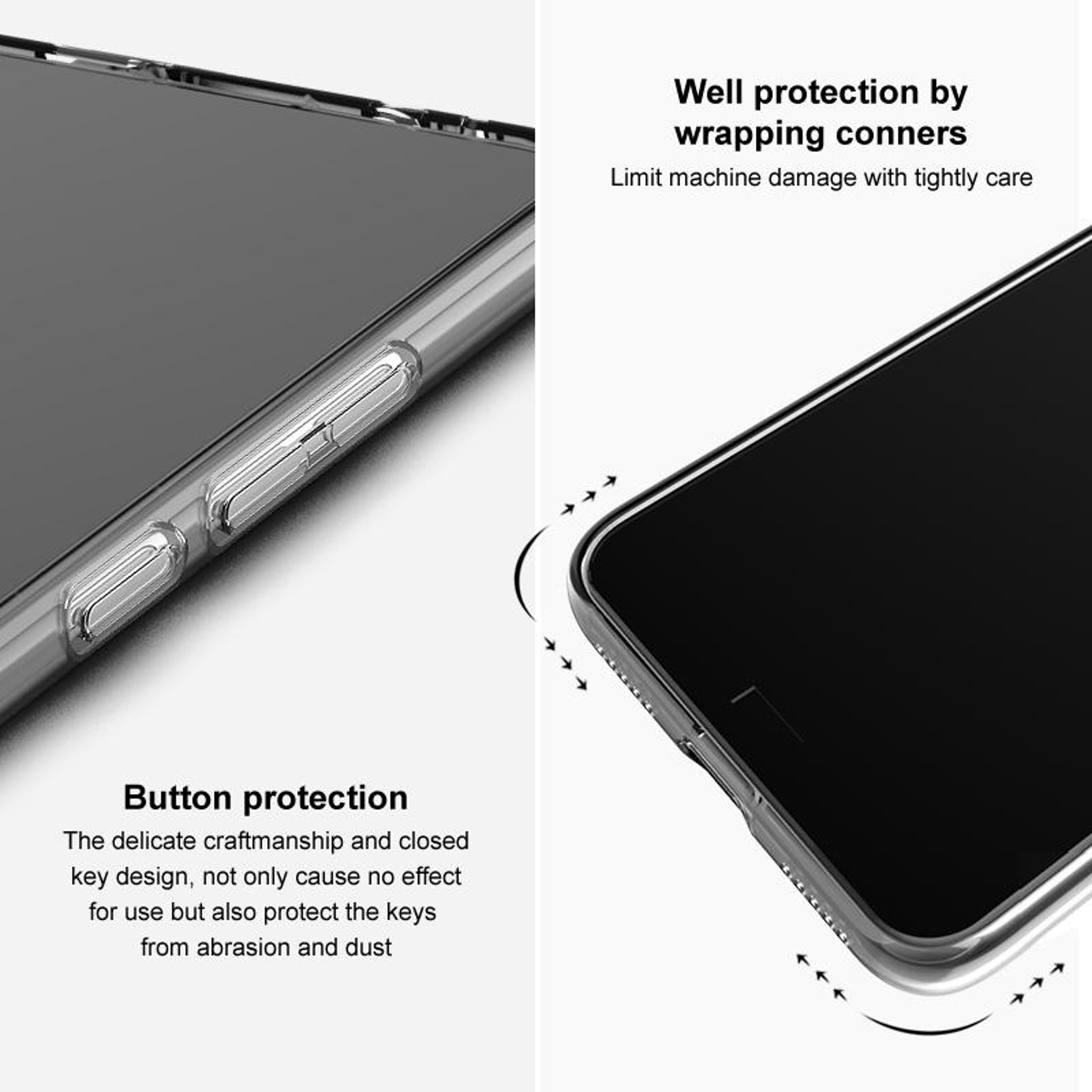 Samsung Galaxy A05 case Transparent Shockproof phone case Slim TPU Protective Cover – view 4