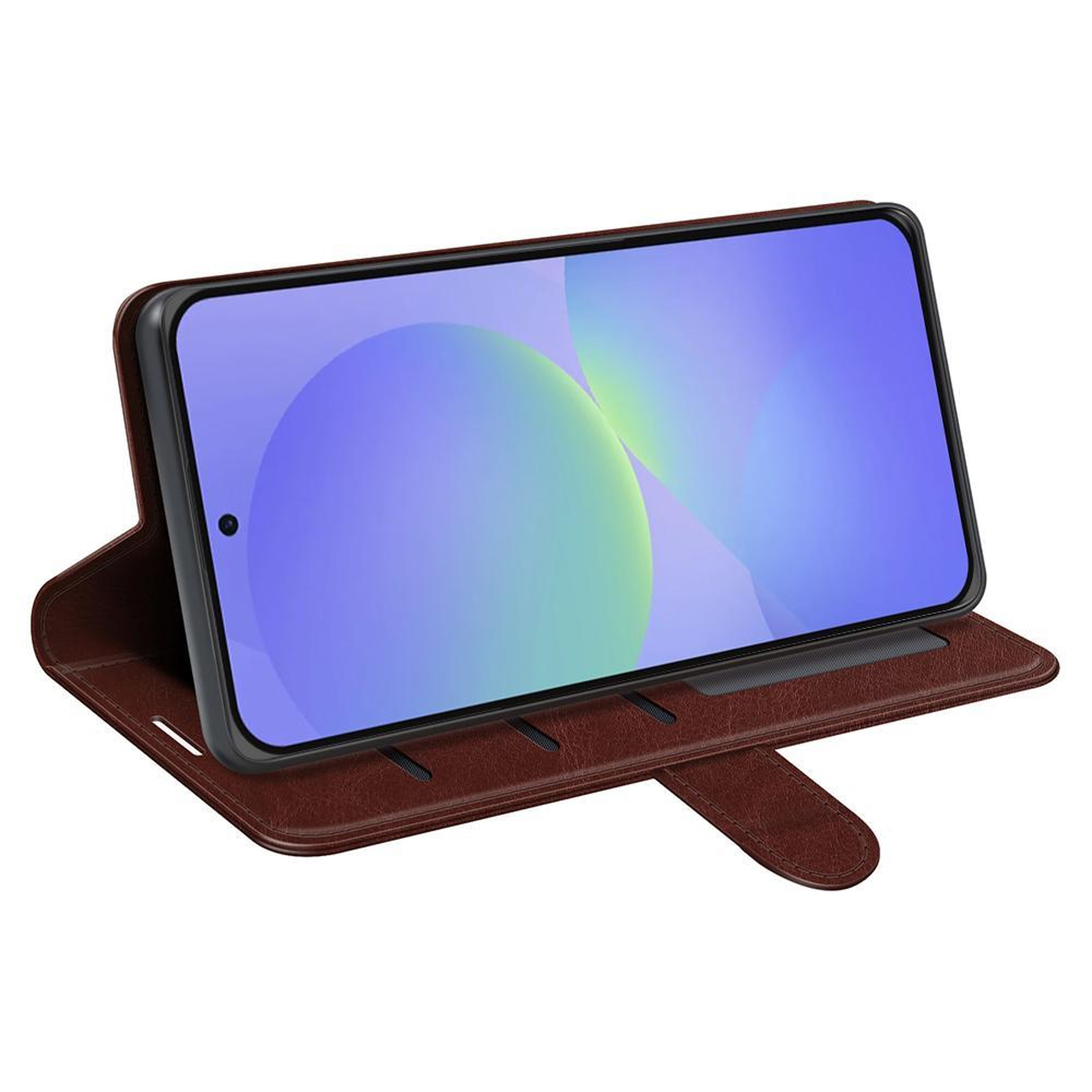 R64 Samsung Galaxy A37 5G Case Wallet Flip Leather Phone Case With Card Holder  Kickstand 4