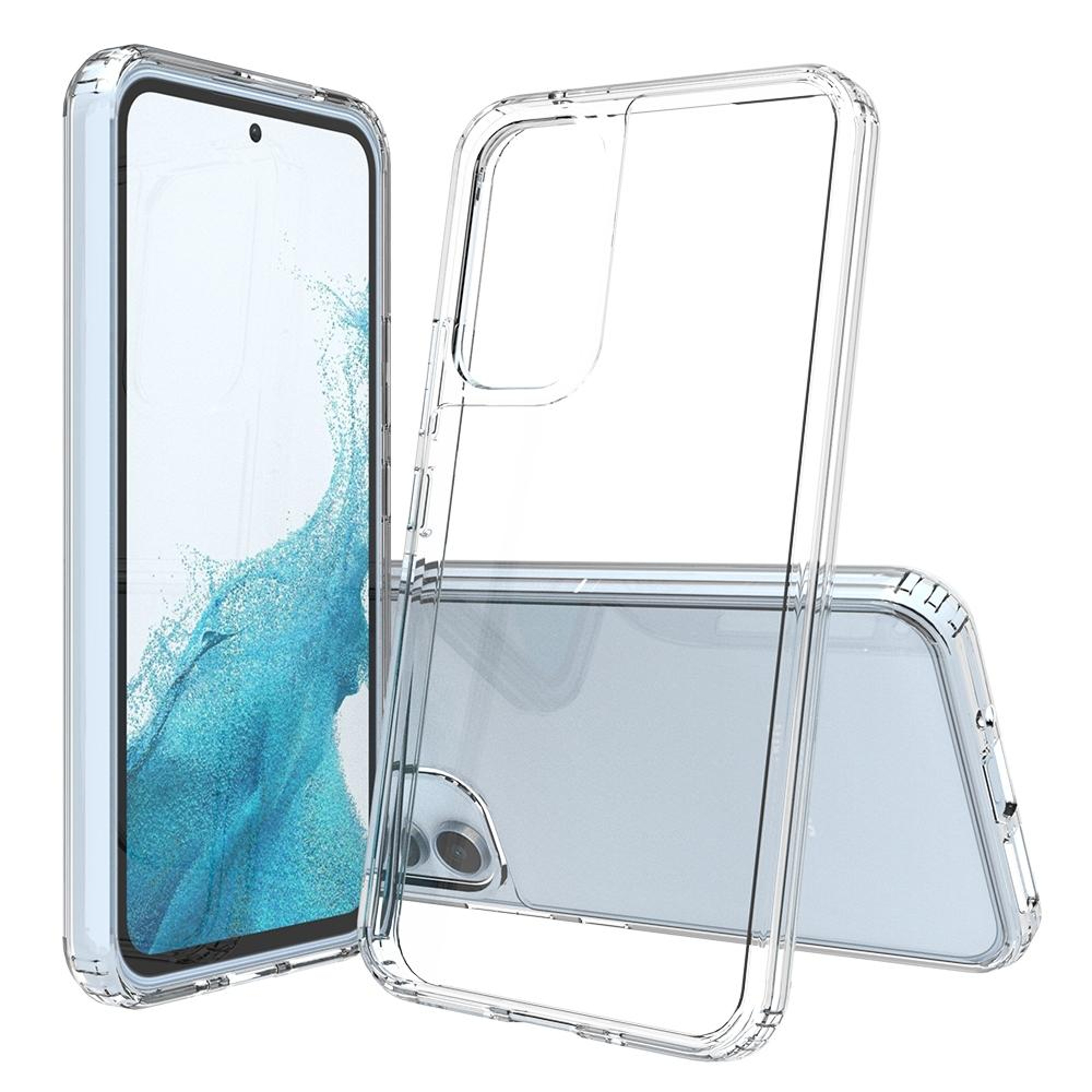 Samsung Galaxy A54 5G Clear Shockproof TPU Acrylic Case with Scratch Resistant Protection – view 1