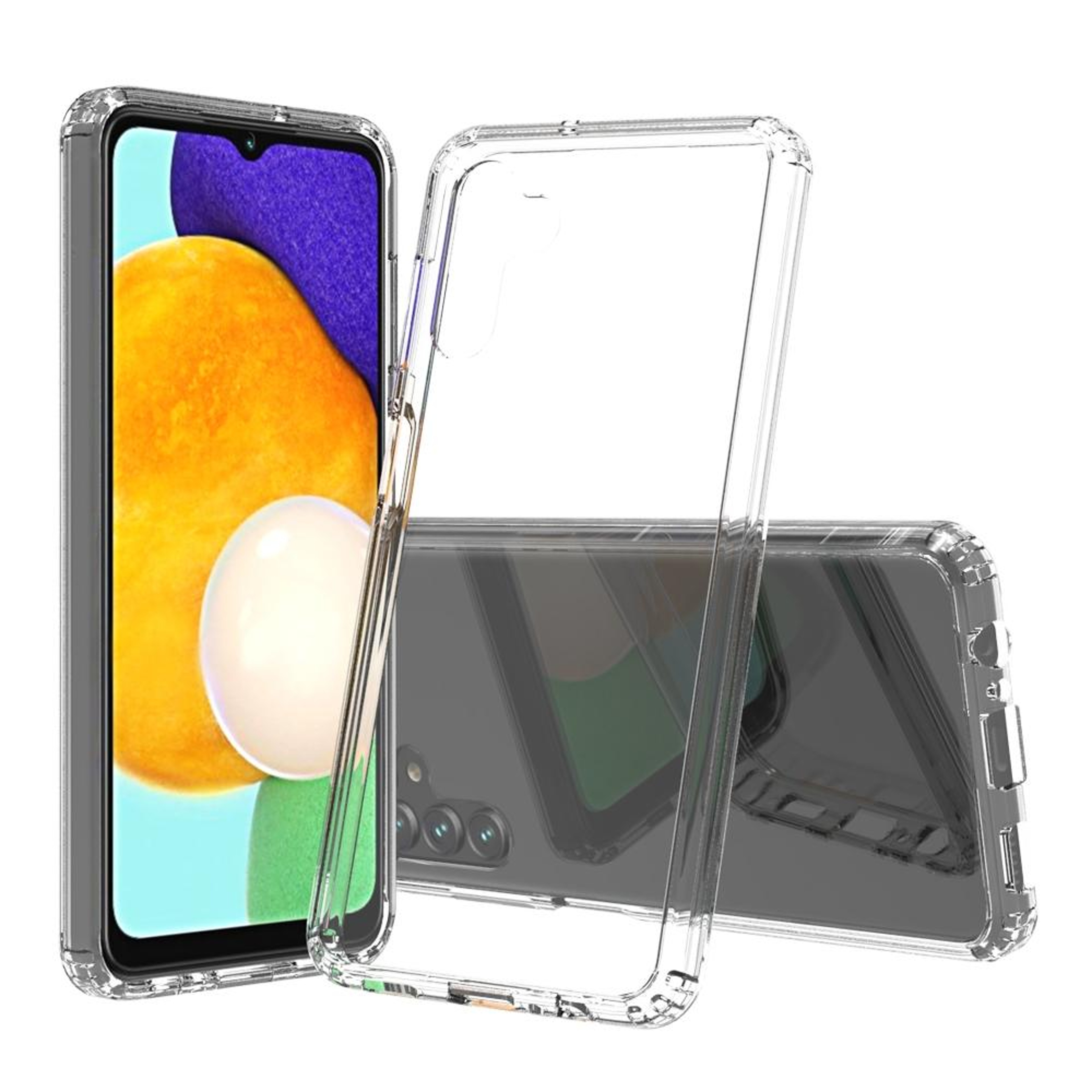 Samsung Galaxy A13 5G Shockproof Phone Case Clear TPU Acrylic Protective Cover 0