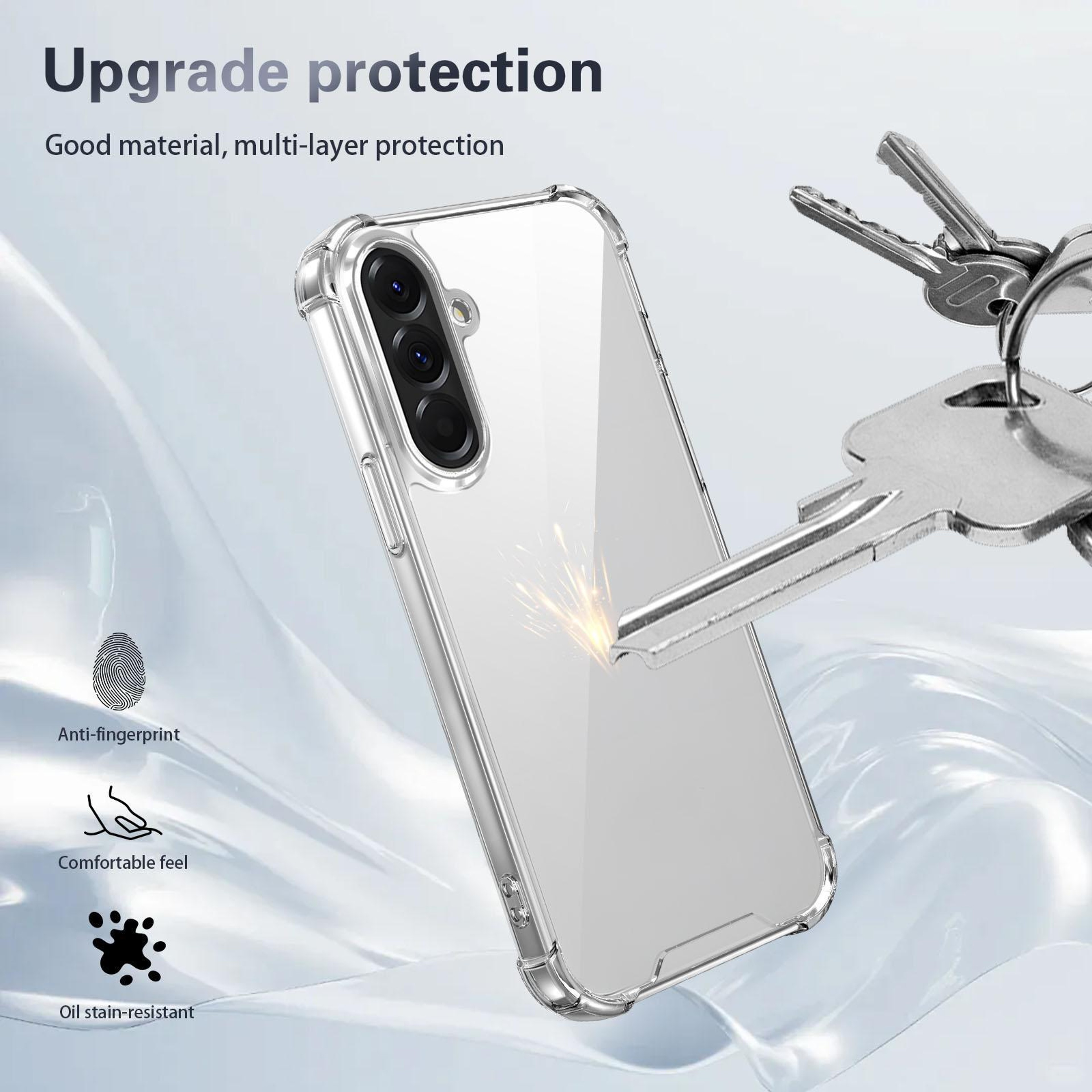 Samsung Galaxy M56 5G Clear Shockproof Phone Case with Scratch Resistant Acrylic Back – view 9