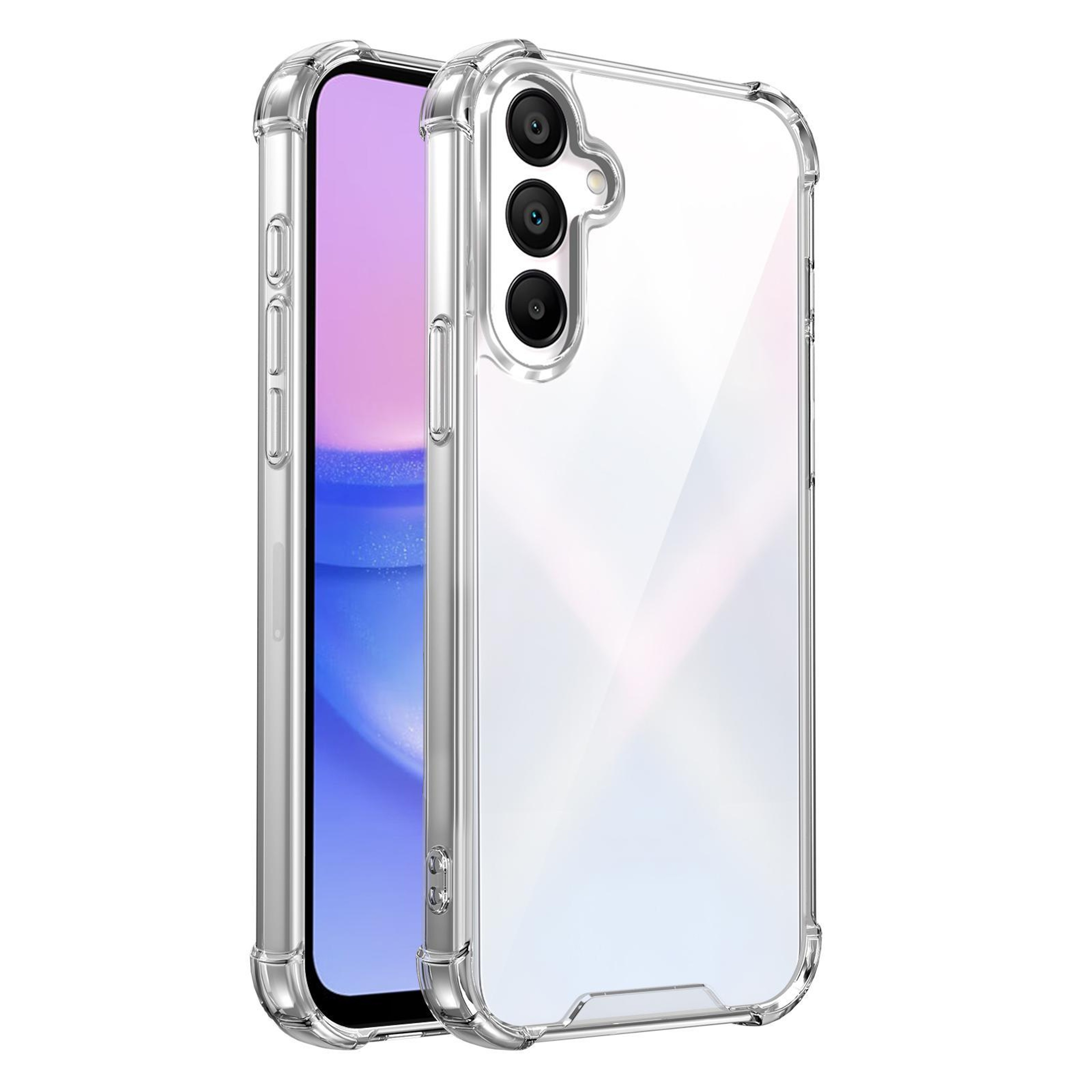 Samsung Galaxy A15 4G/5G Clear Shockproof Phone Case with TPU Acrylic Protective Cover – view 1