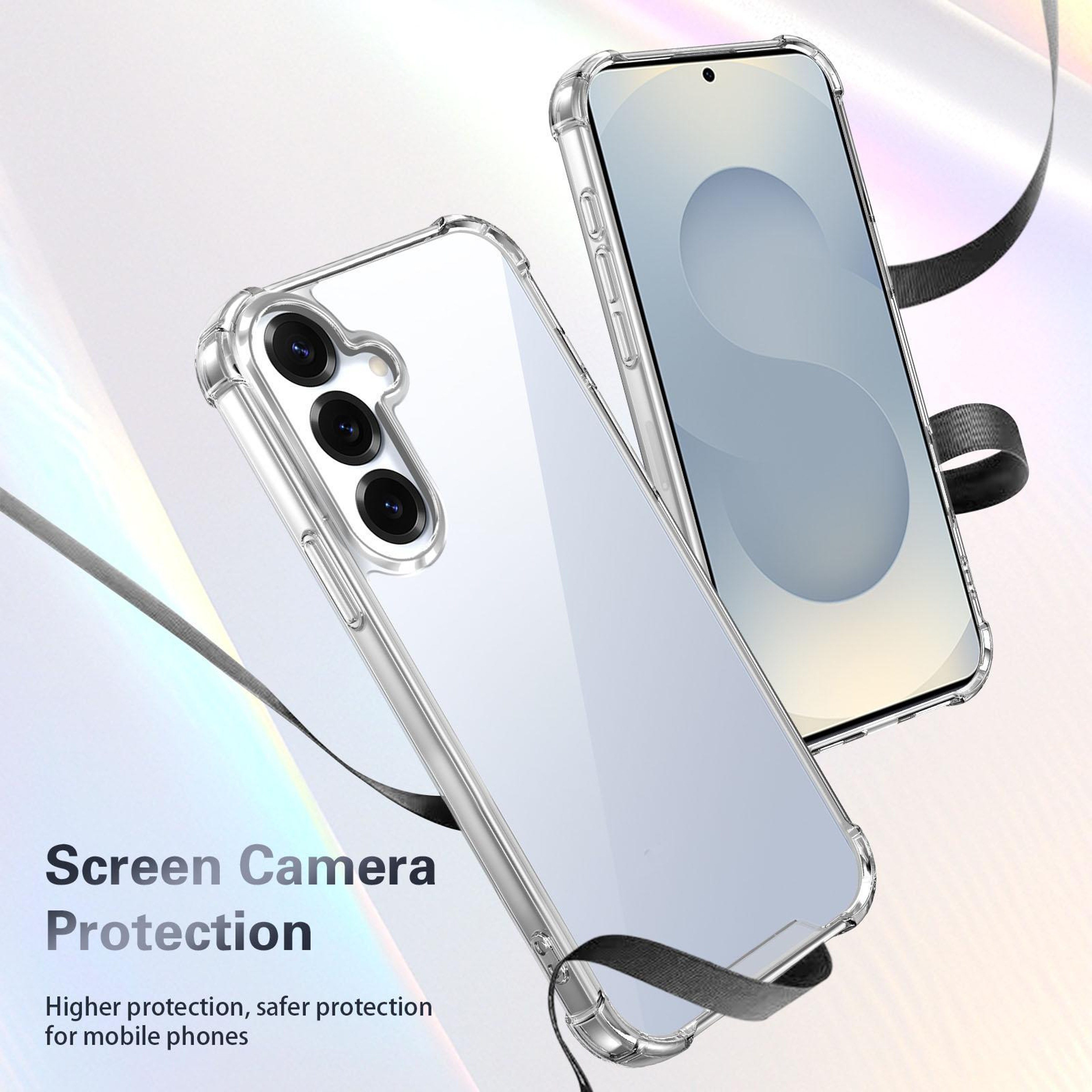 Samsung Galaxy S24 Clear Shockproof Phone Case with Anti Yellow Acrylic Back and TPU Bumper – view 7