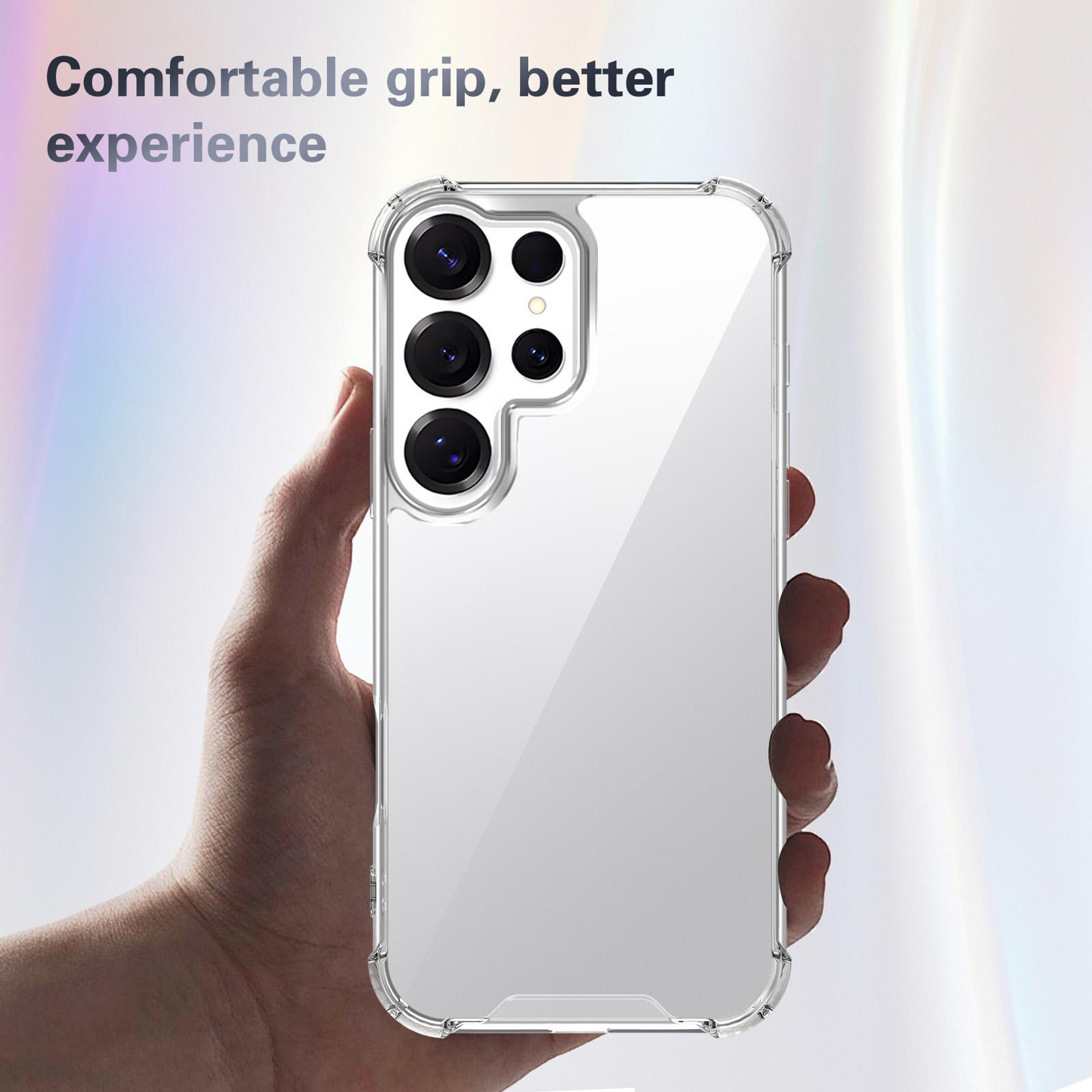 Samsung Galaxy S23 Ultra Clear Shockproof Phone Case with TPU Bumper & Scratch Resistant Acrylic Back – view 6