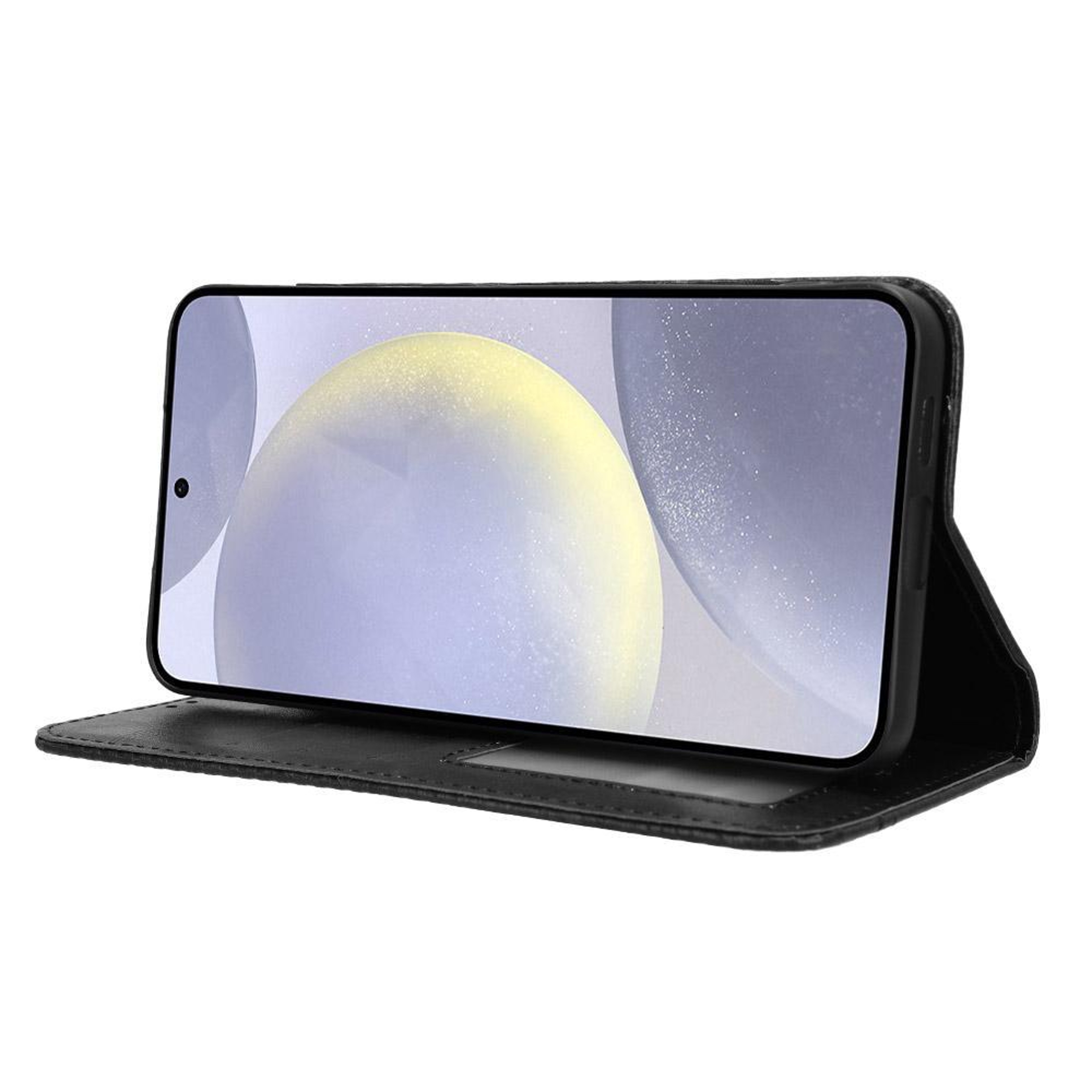 Samsung Galaxy S26 Plus Wallet Case With Magnetic Buckle Retro Leather Phone Case  Card Holder Stan 4