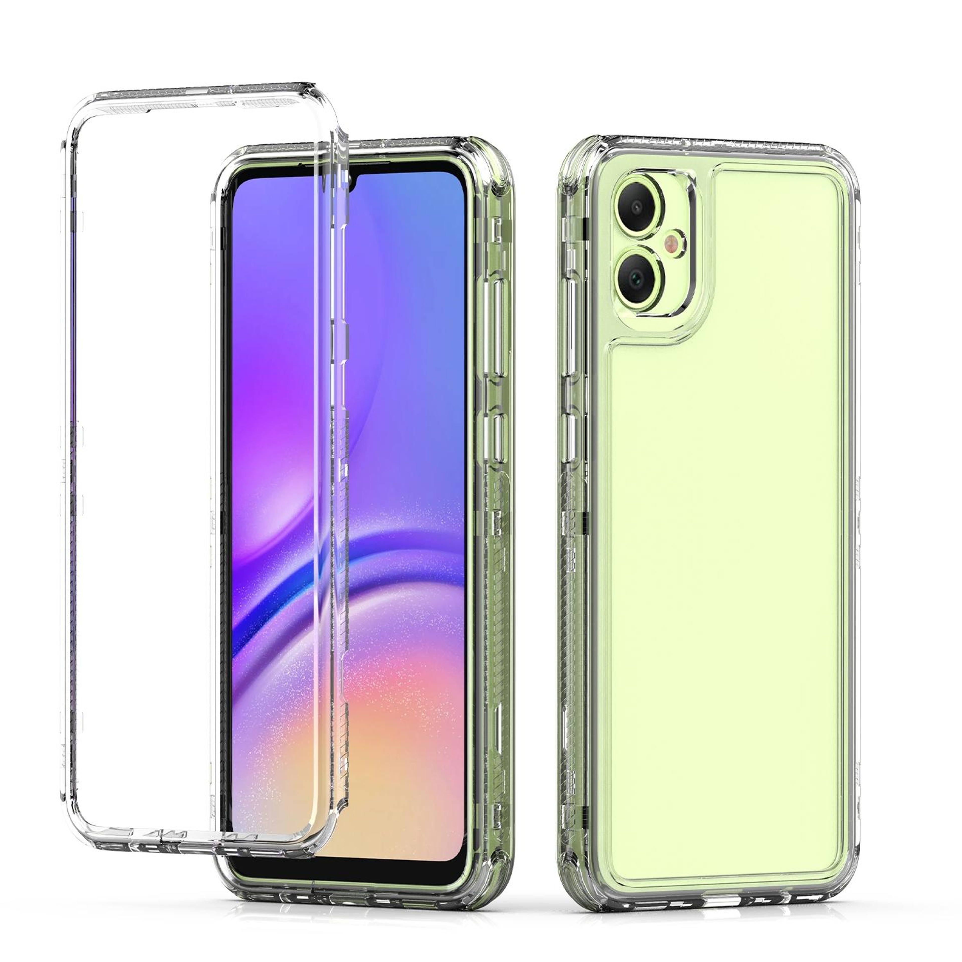 Samsung Galaxy A05 Clear Acrylic Phone Case Shockproof Transparent Protective Cover – view 1