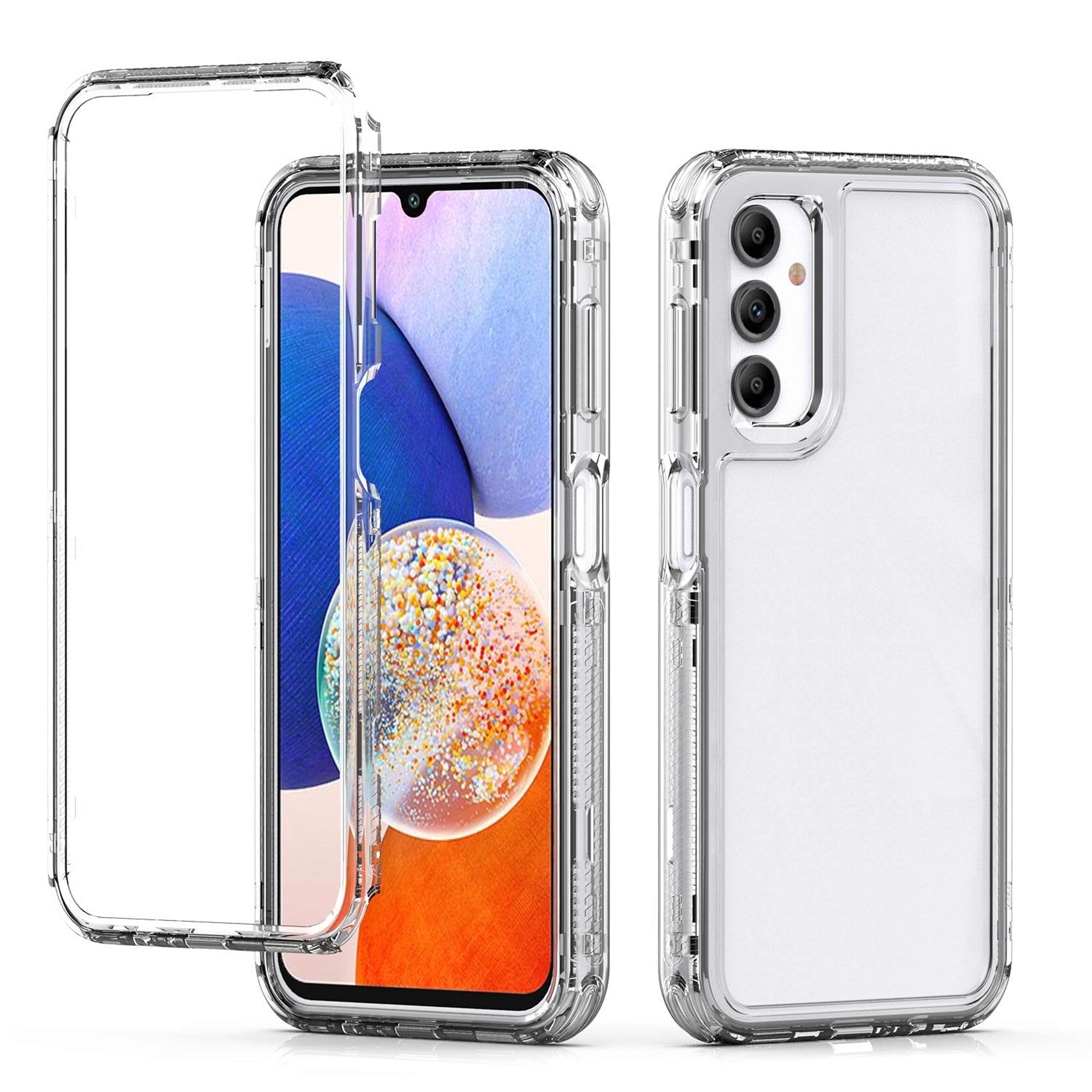 Samsung Galaxy A14 Case Clear Acrylic Shockproof Transparent Phone Cover for A14 5G / 4G – view 1
