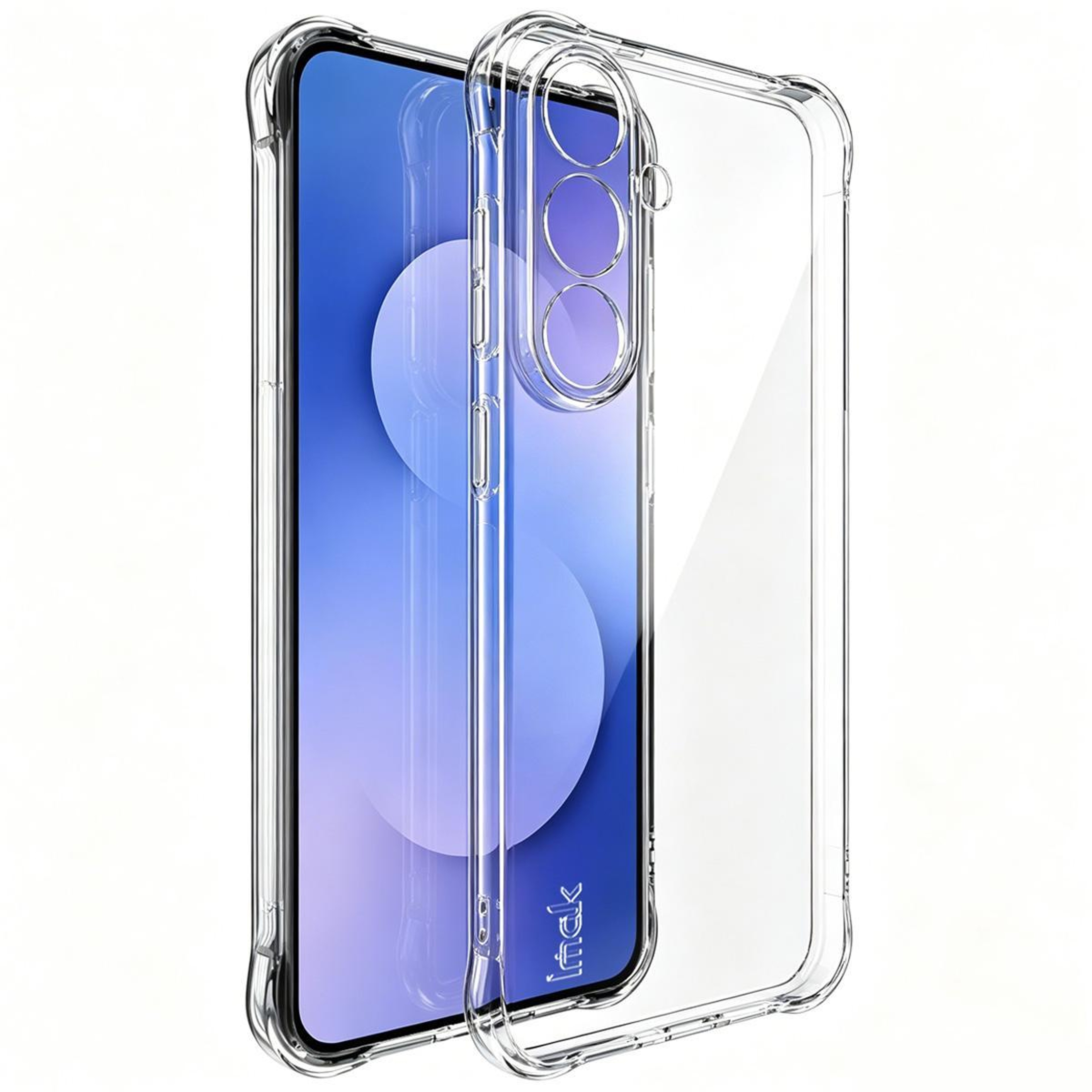 IMAK Galaxy S26 FE case Shockproof Clear TPU phone case with Airbag Corner Protection – view 1