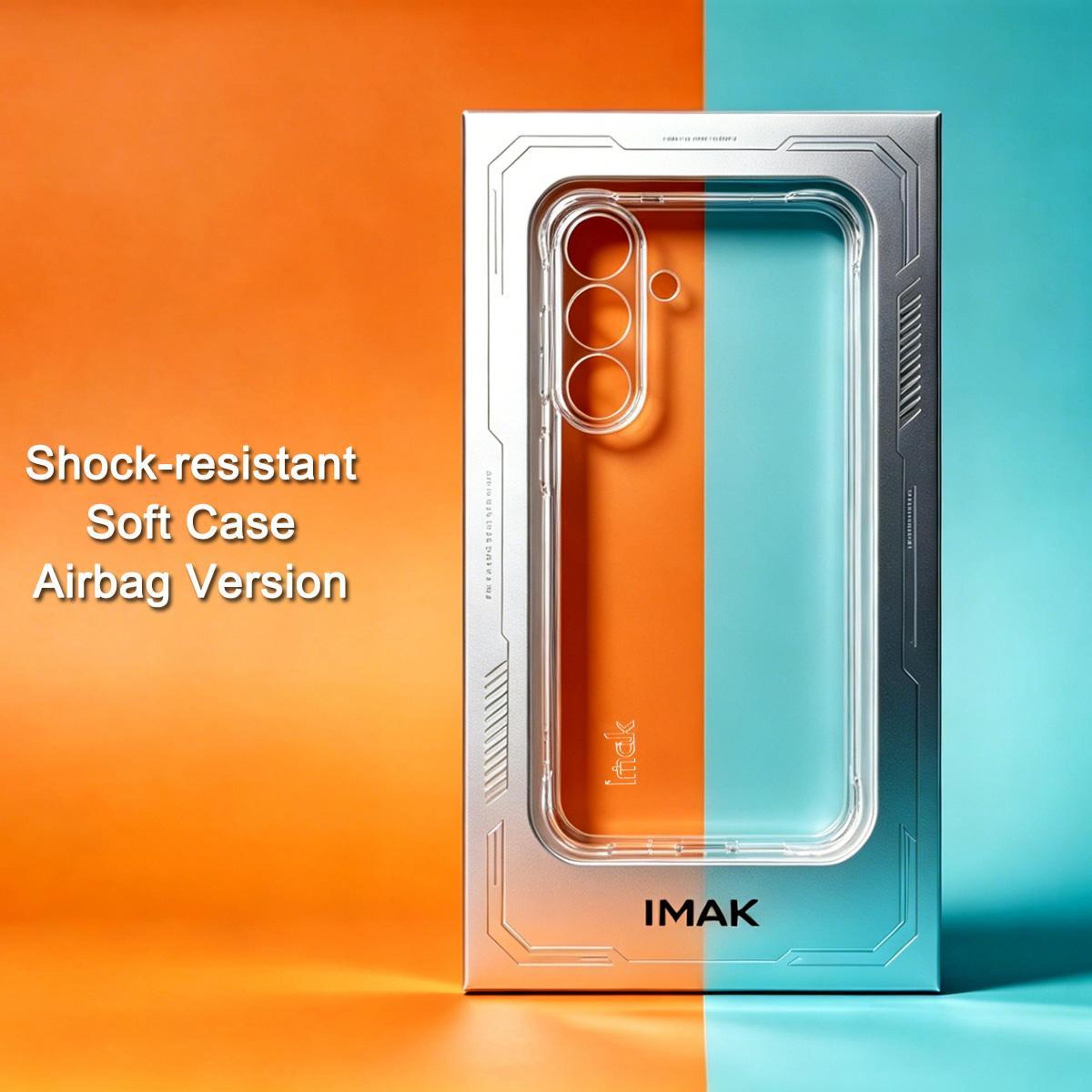 IMAK Galaxy S26 FE case Shockproof Clear TPU phone case with Airbag Corner Protection – view 2
