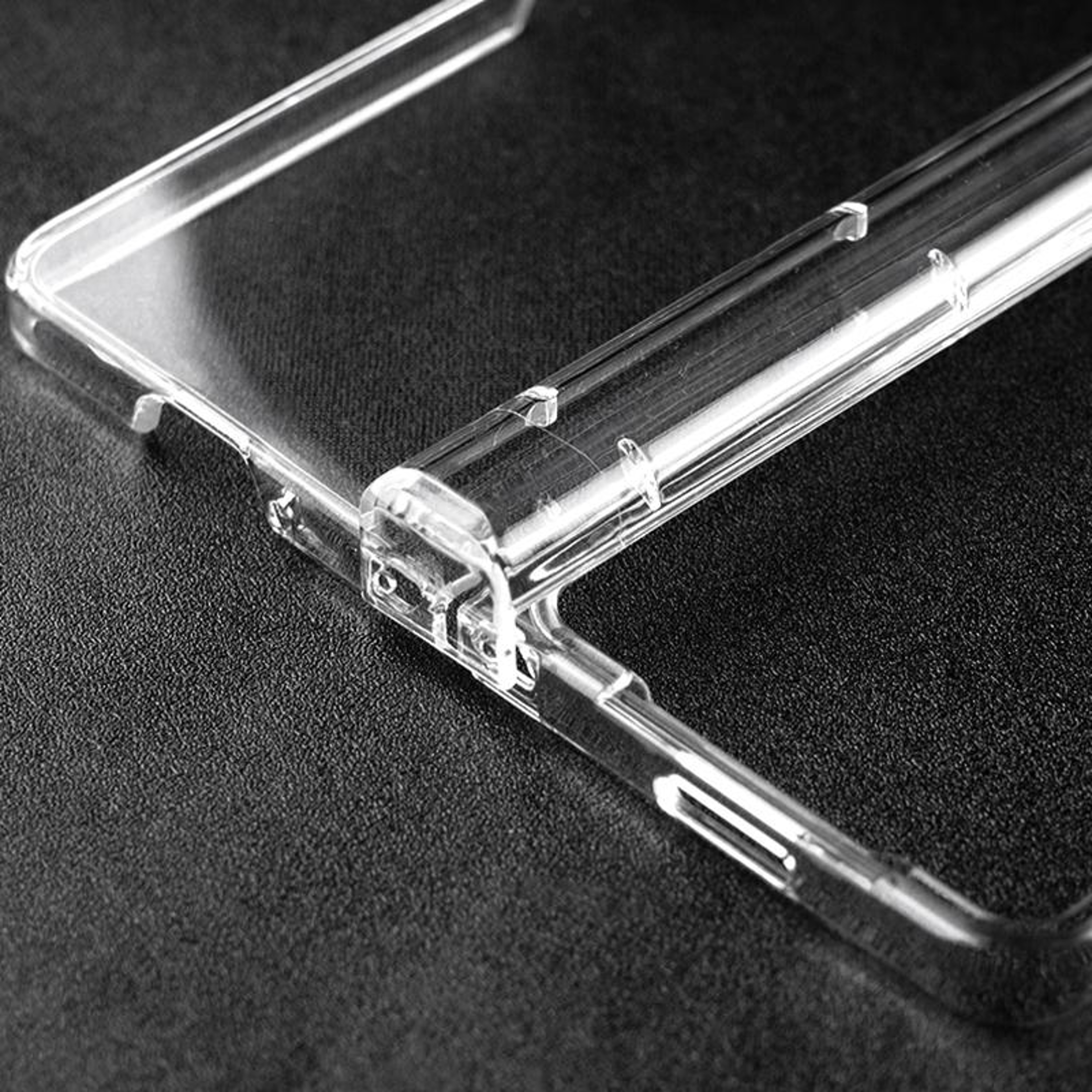 Samsung Galaxy Z Fold5 Clear Phone Case Shockproof Transparent Hard PC Protective Cover – view 4