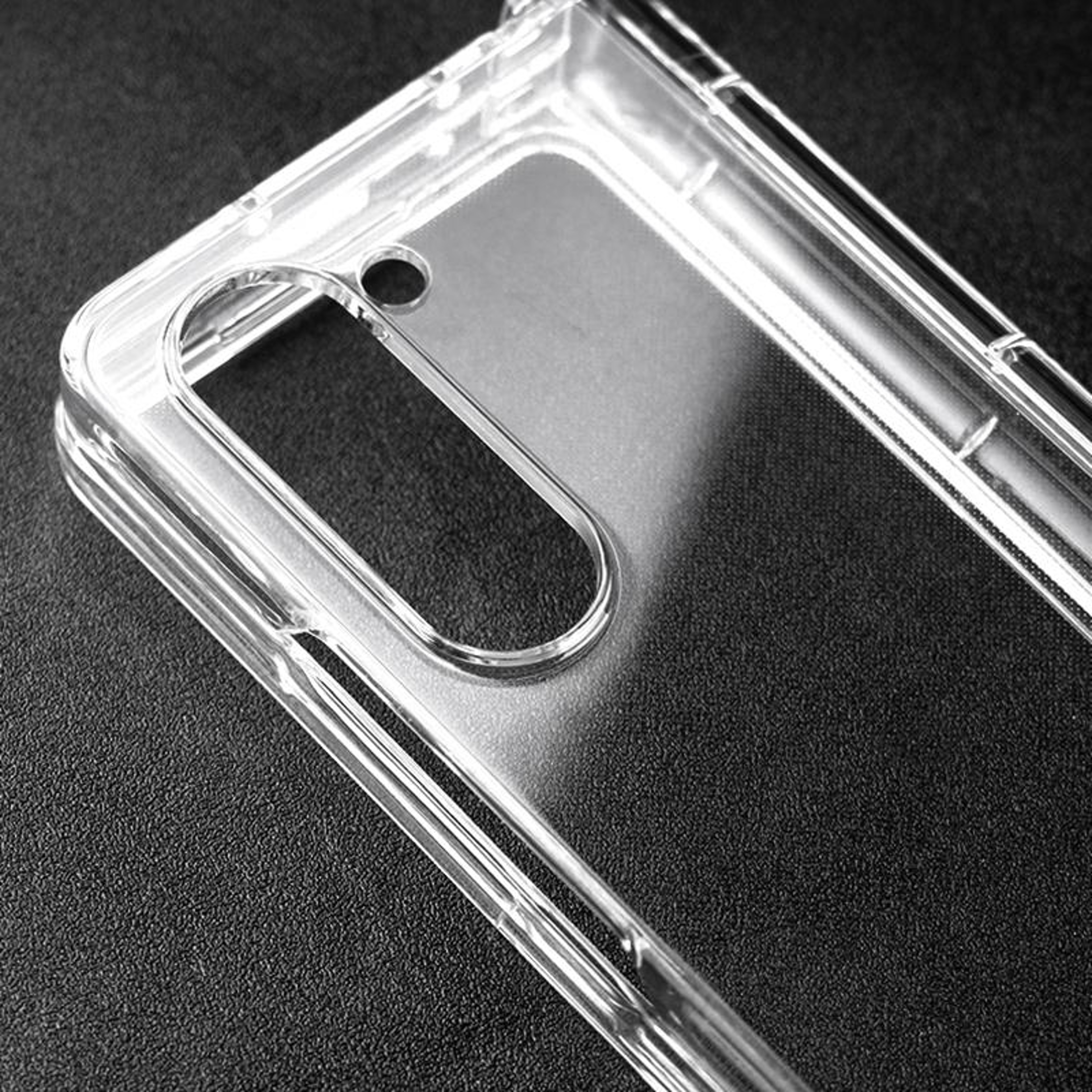 Samsung Galaxy Z Fold5 Clear Phone Case Shockproof Transparent Hard PC Protective Cover – view 5