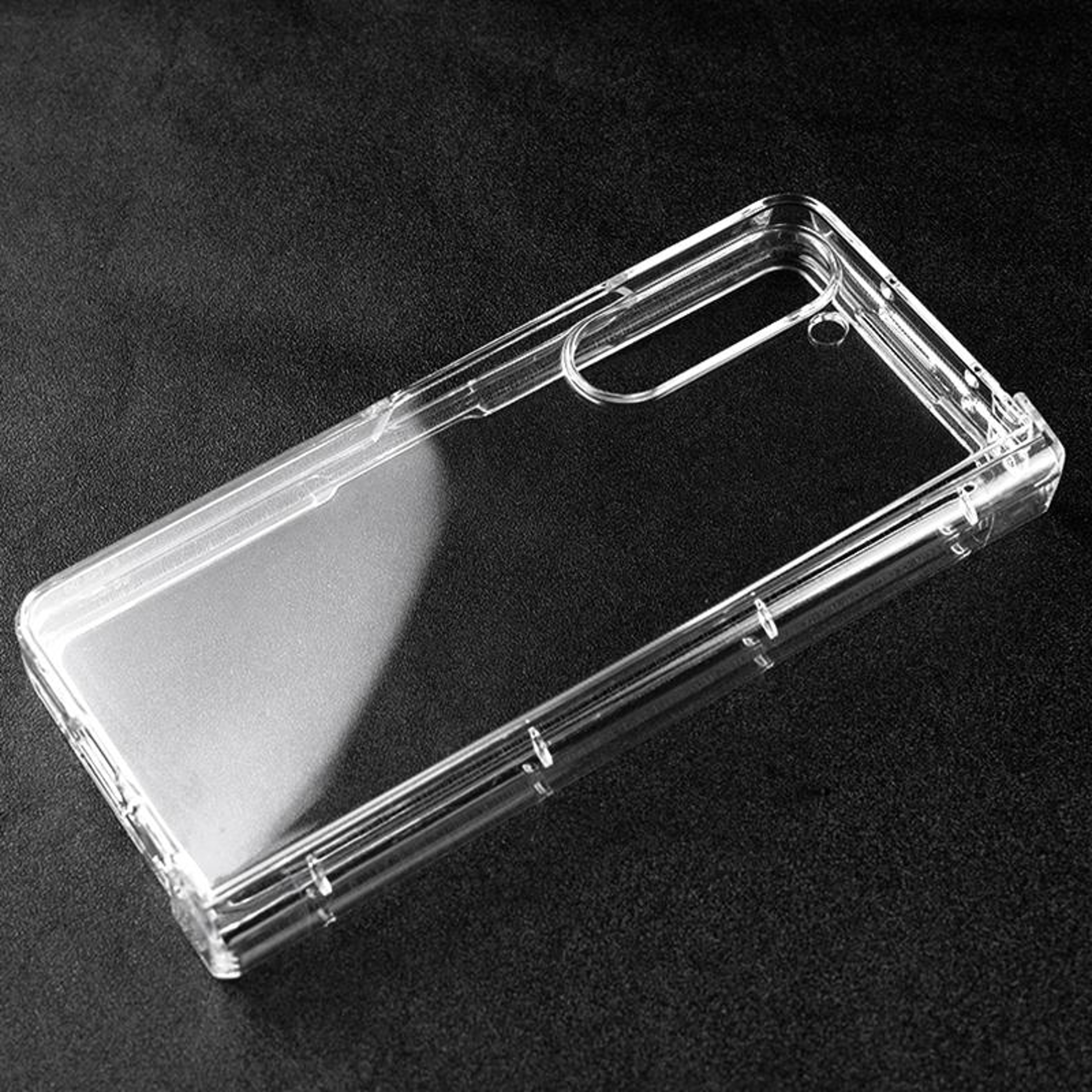 Samsung Galaxy Z Fold5 Clear Phone Case Shockproof Transparent Hard PC Protective Cover – view 6