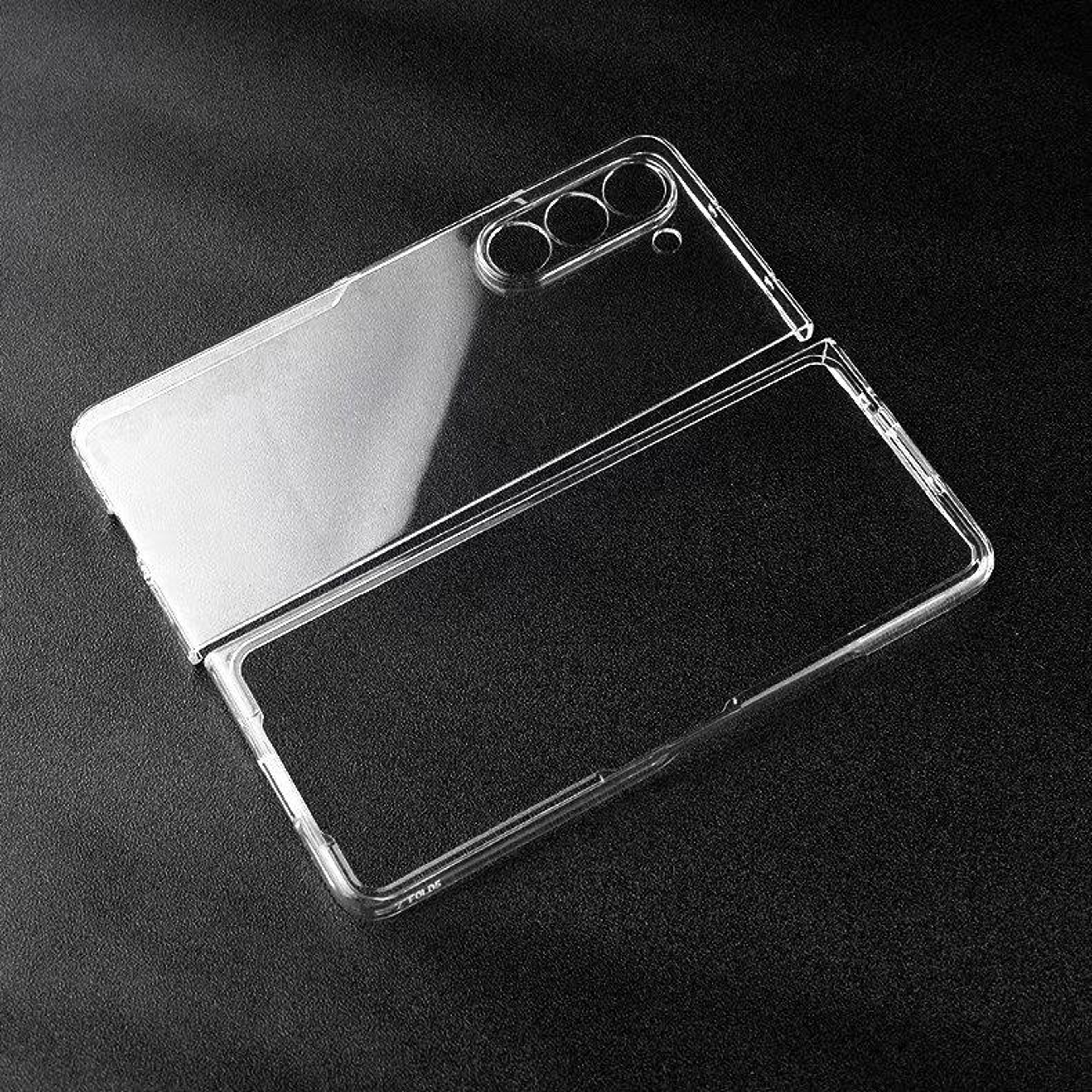 Samsung Galaxy Z Fold5 Clear Shockproof Phone Case Transparent Protective PC Cover – view 2