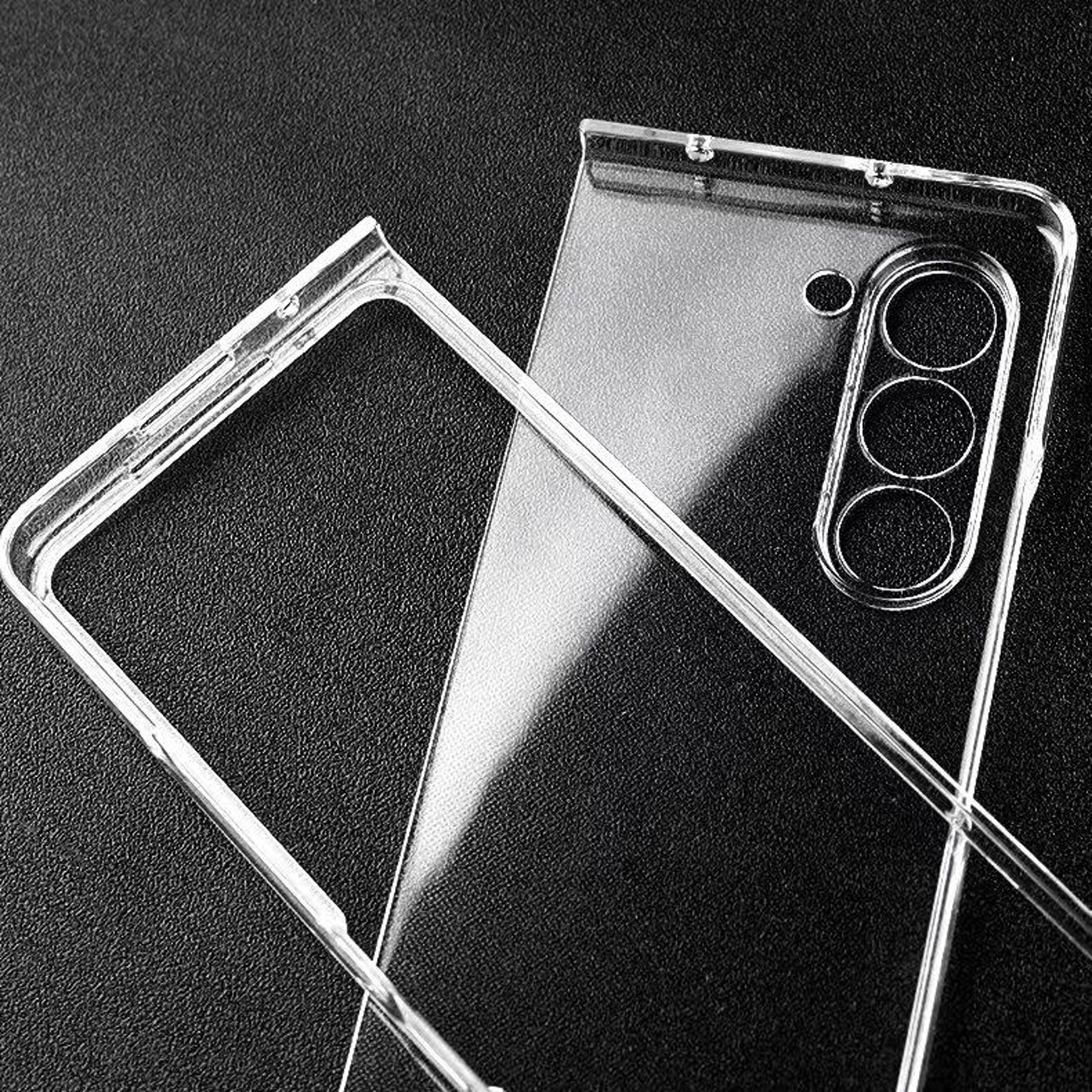 Samsung Galaxy Z Fold5 Clear Shockproof Phone Case Transparent Protective PC Cover – view 4