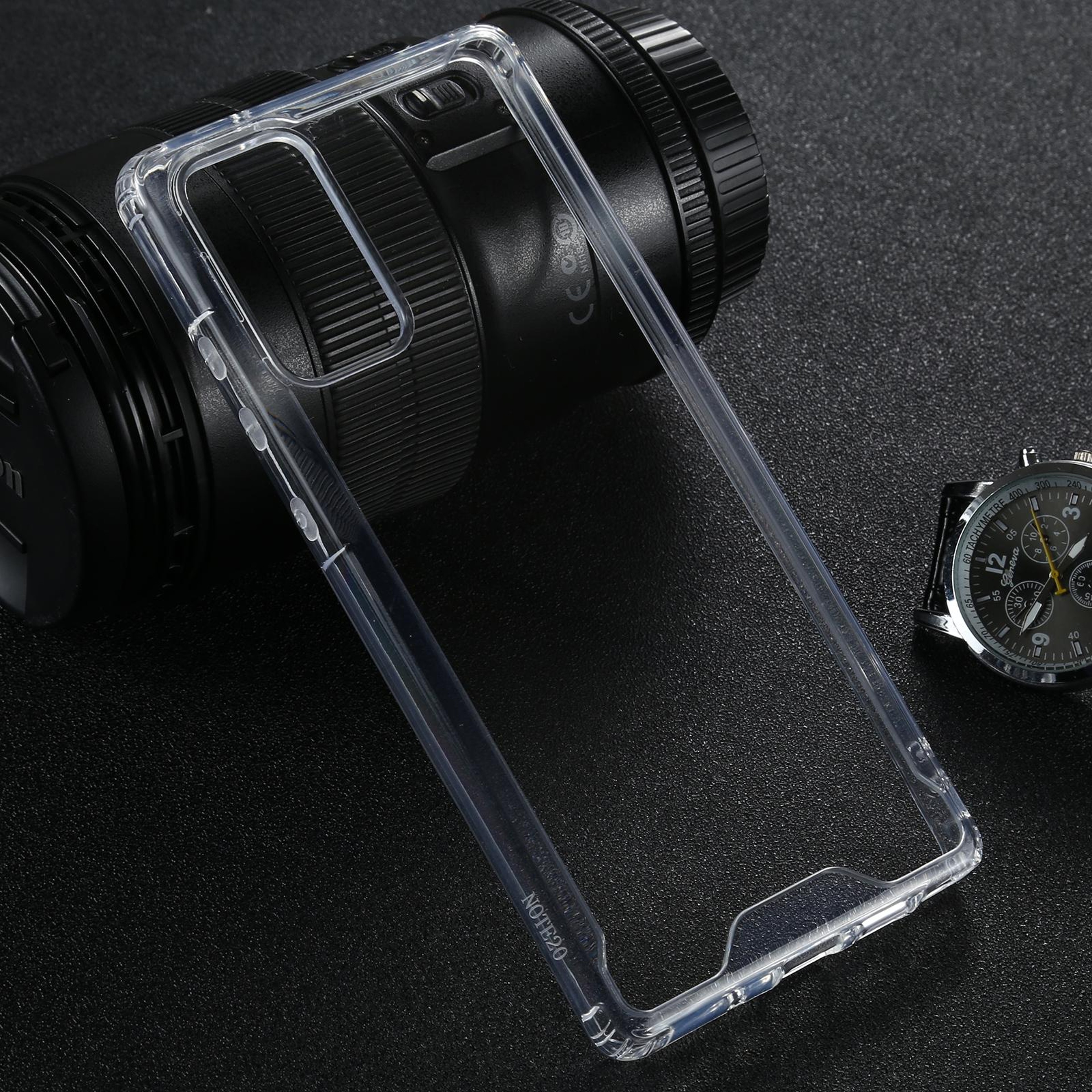 Samsung Galaxy Note20 Shockproof Clear Protective Case TPU PC Hybrid Transparent Cover – view 1