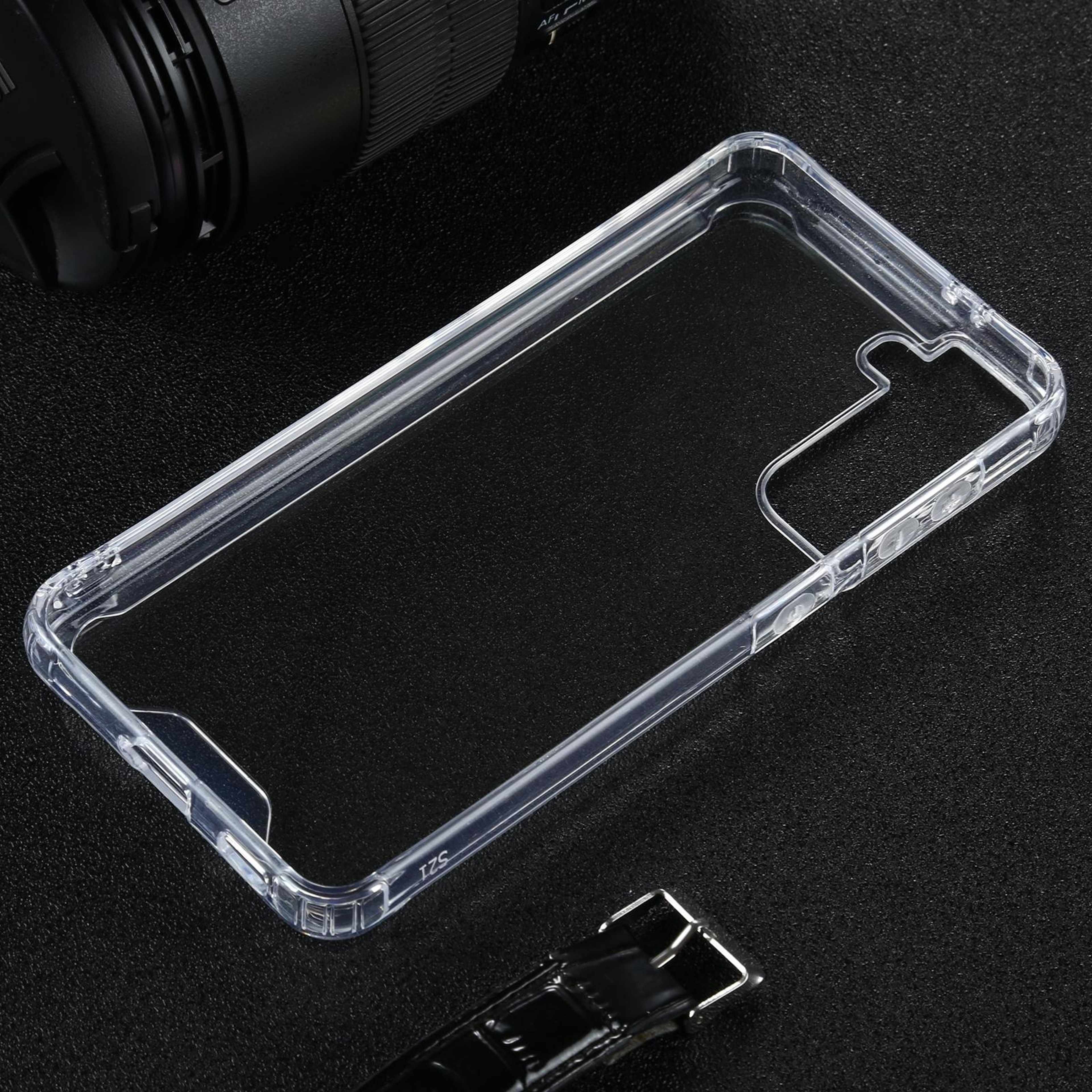 Samsung Galaxy S21 Case Clear Shockproof TPU + PC Protective Cover with Reinforced Corners – view 2