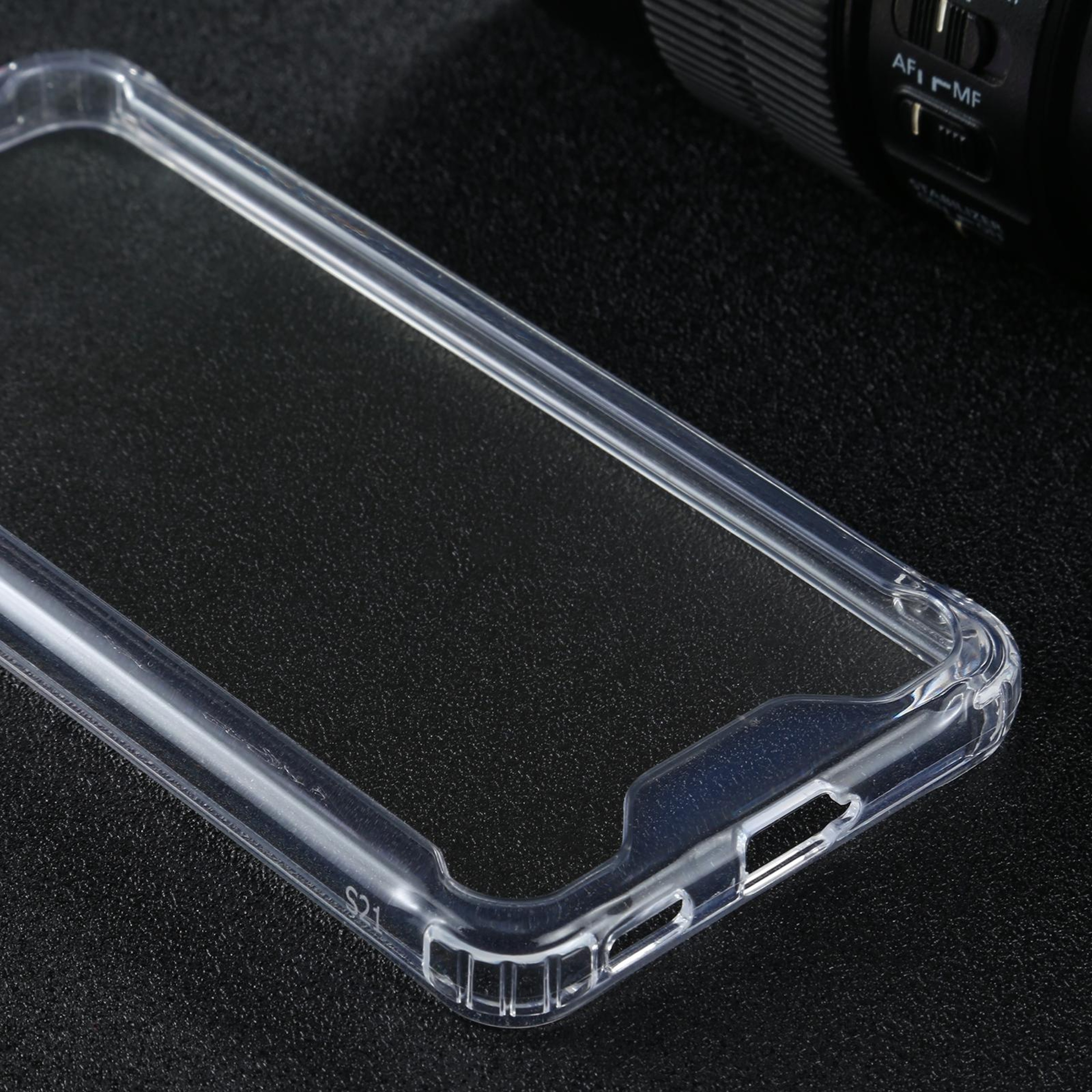 Samsung Galaxy S21 Case Clear Shockproof TPU + PC Protective Cover with Reinforced Corners – view 4