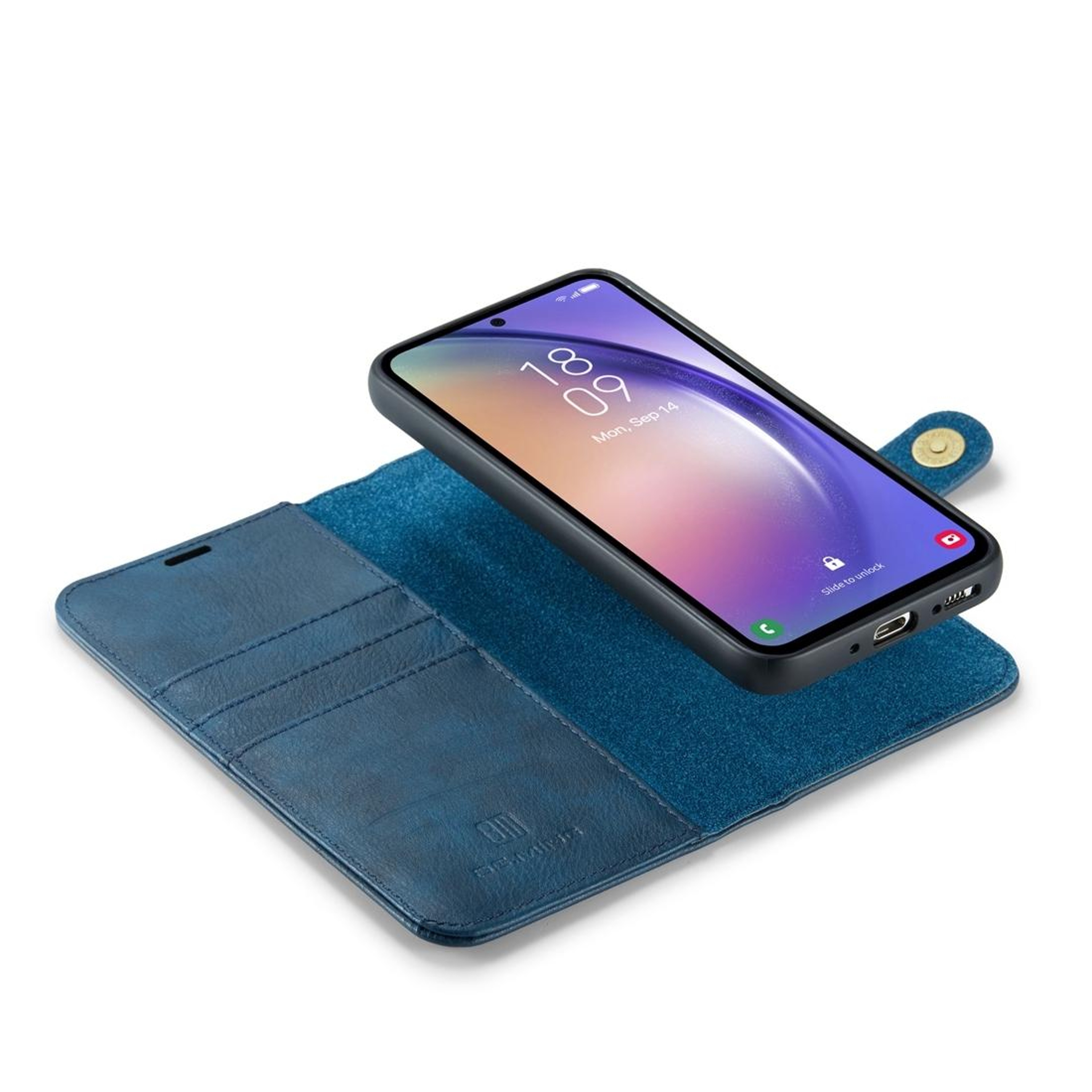 Samsung Galaxy A54 5G Case Detachable Magnetic Wallet Case With Leather Stand 5