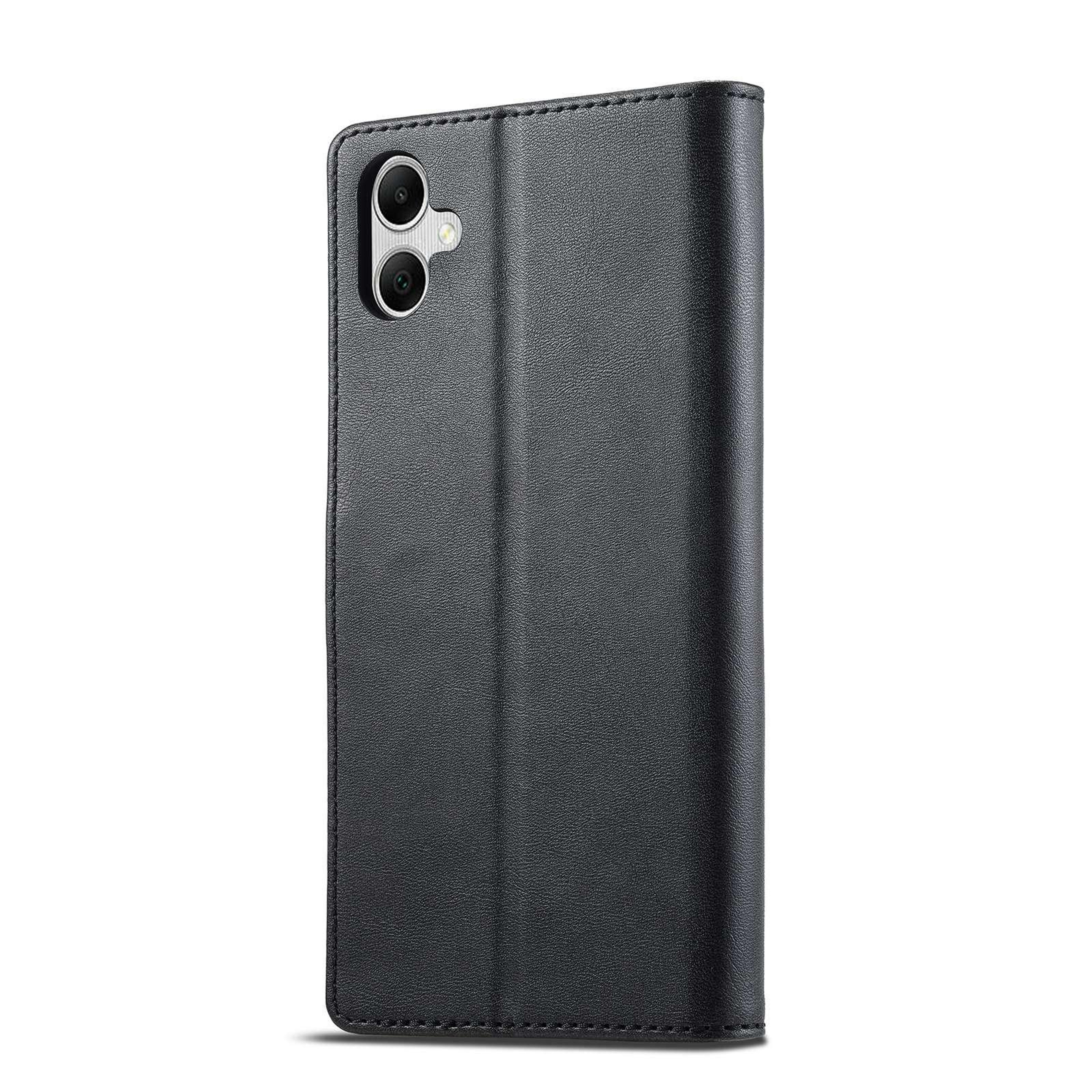 Galaxy A08 5G Case Calf Texture Leather Wallet Case With Card Slots And Stand 2