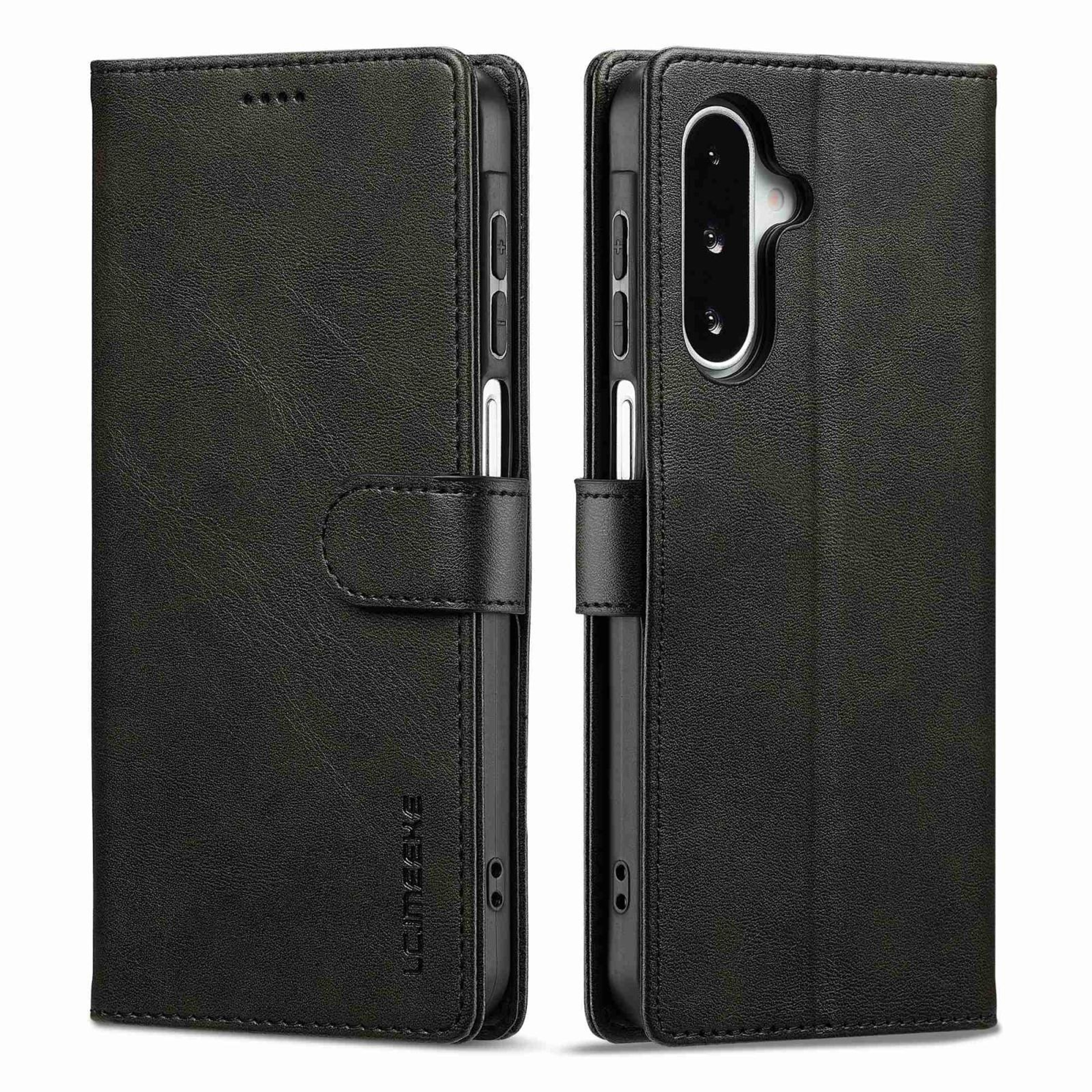 Galaxy A18 5G Leather Wallet Case With Card Holder And Stand 1