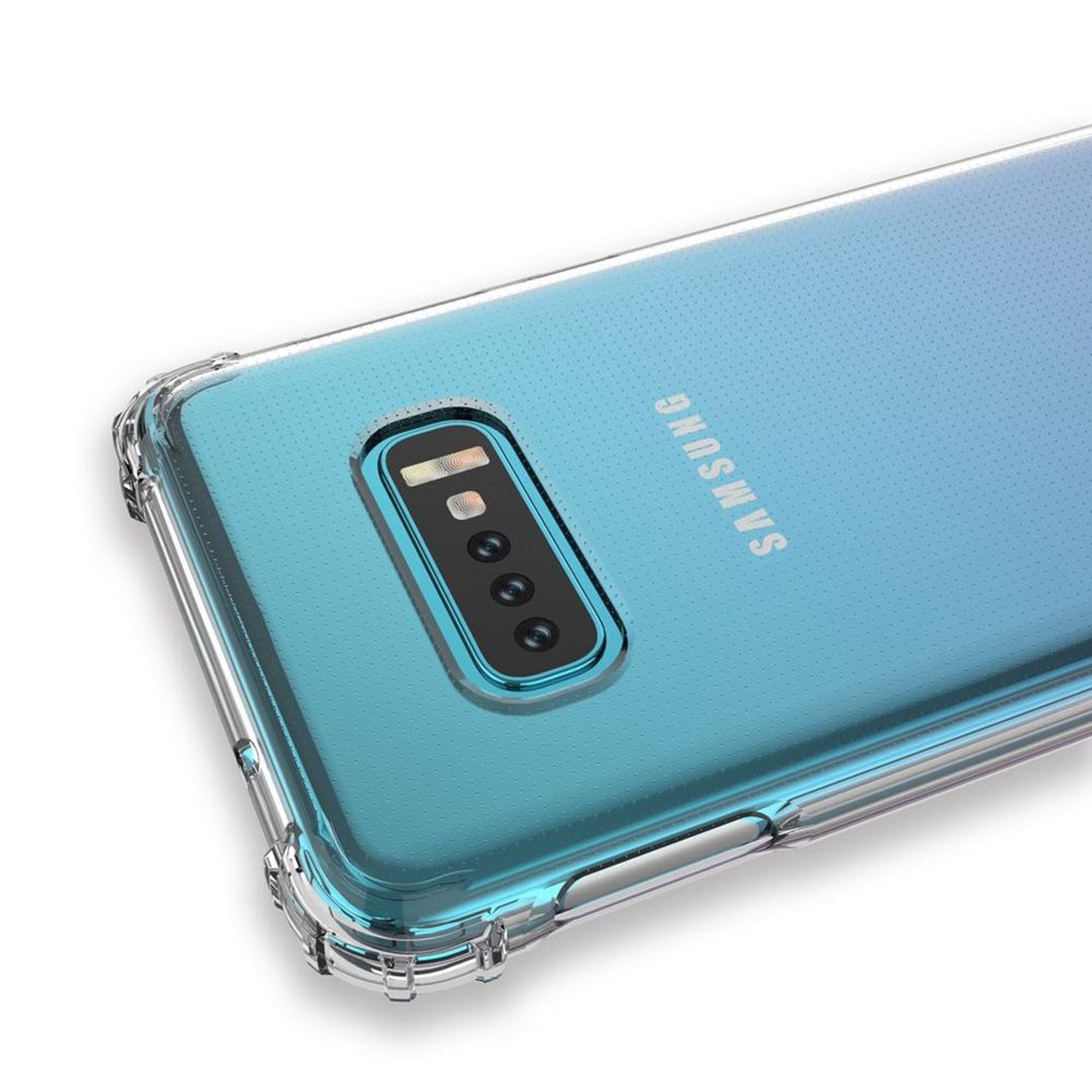 Clear Shockproof Samsung Galaxy S10e Case Slim TPU Protective Cover – view 5
