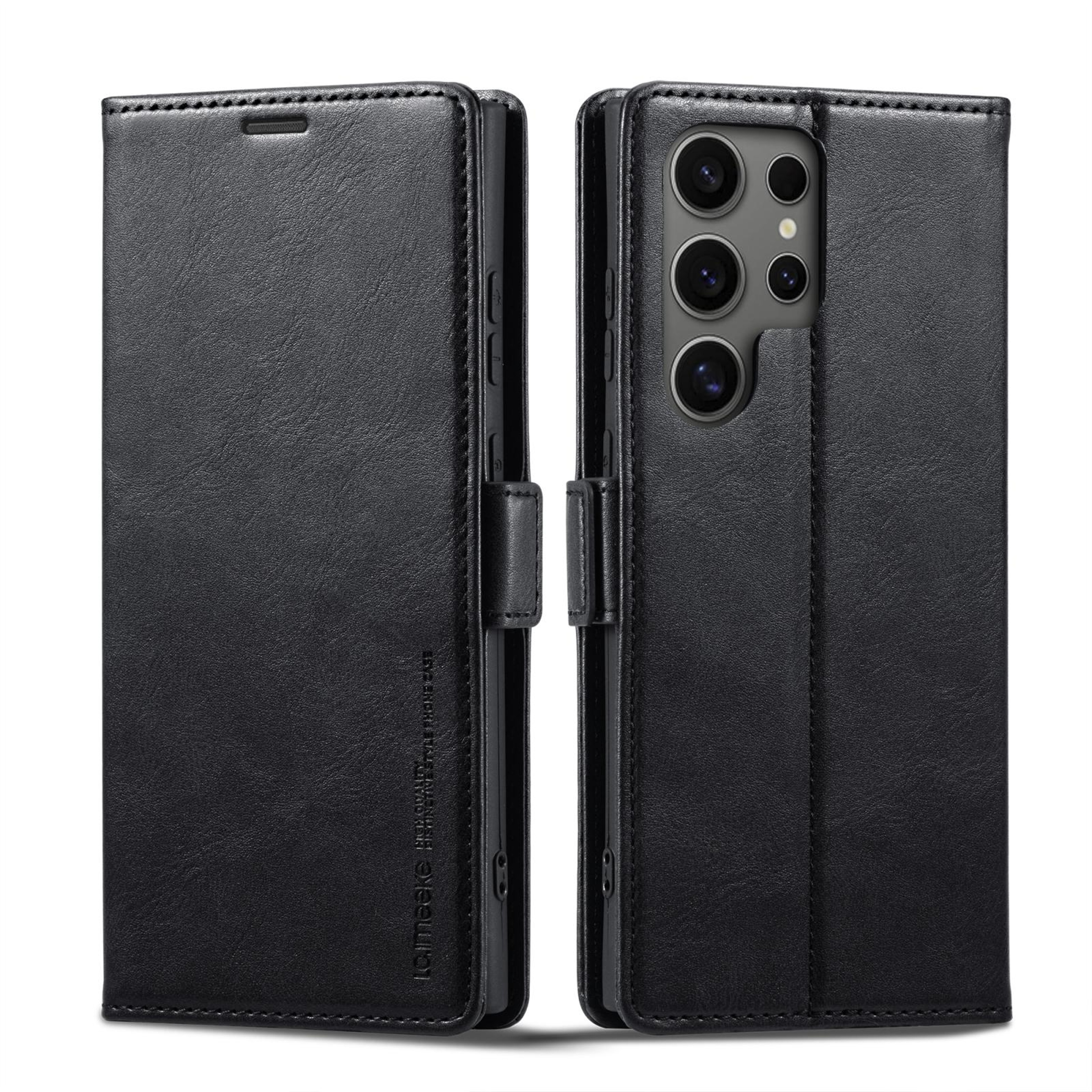 Samsung Galaxy Series Case RFID Blocking Leather Kickstand Cover 2