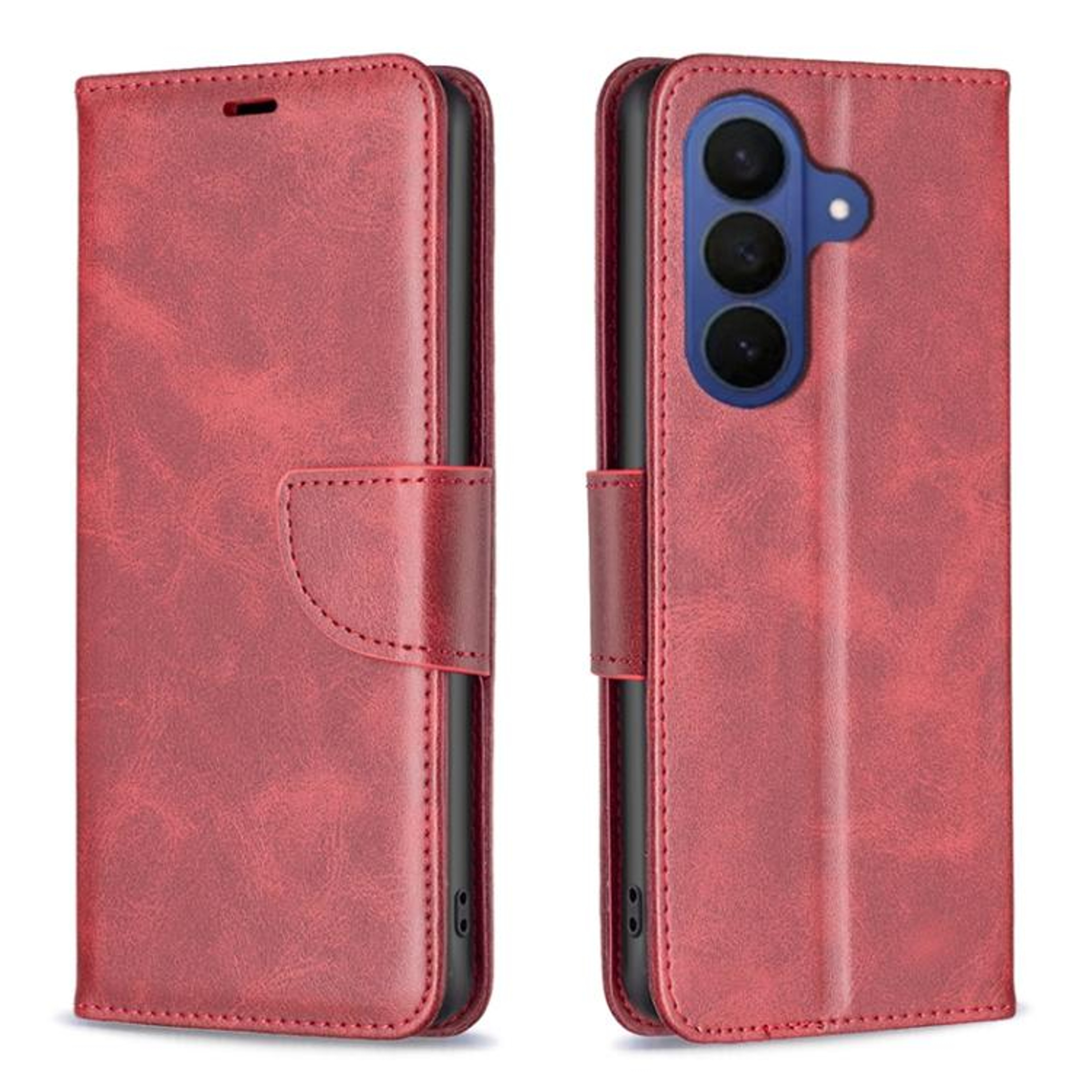 Samsung Galaxy Series Case Lambskin Texture Flip Leather Case With Card Slots And Stand 10